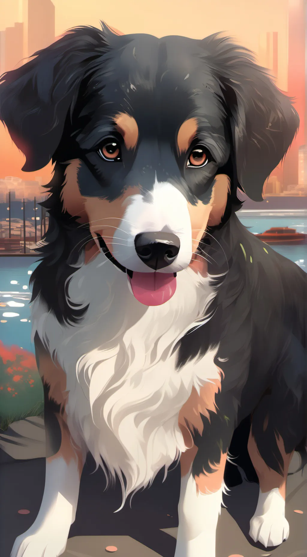 ai character: nugget background