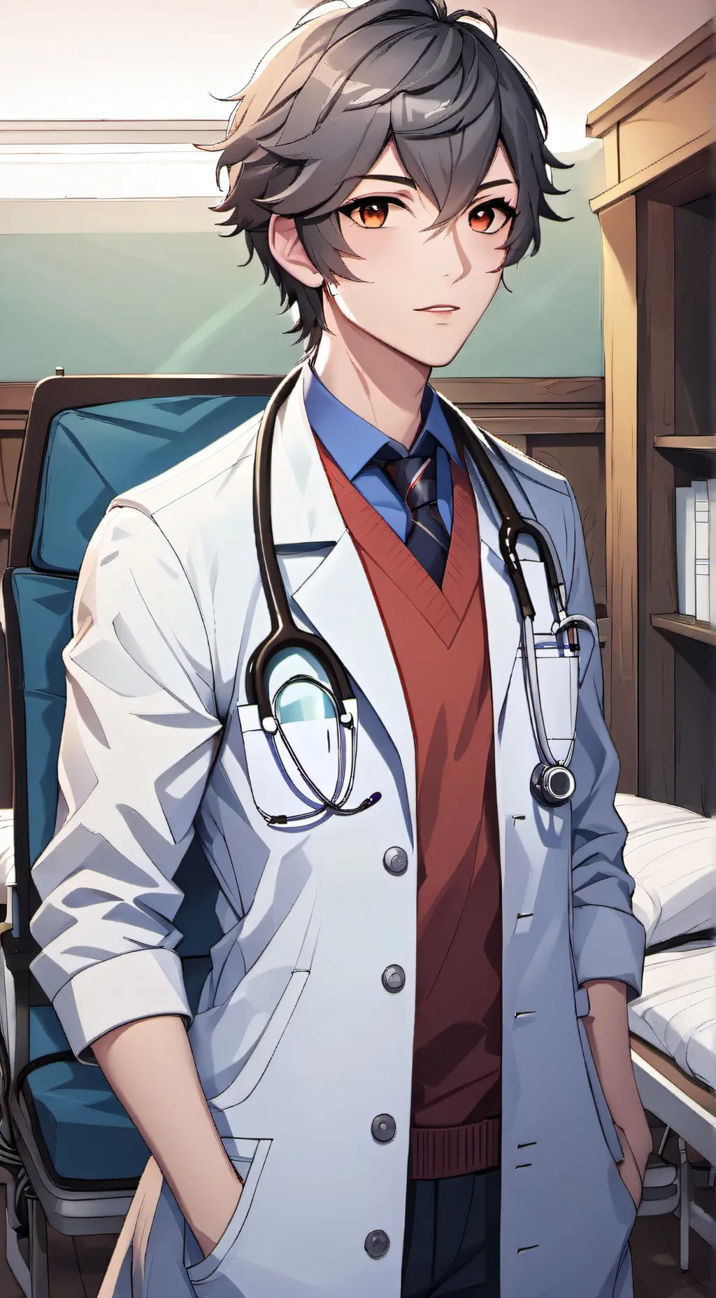 ai character: Dr. Dixson  background