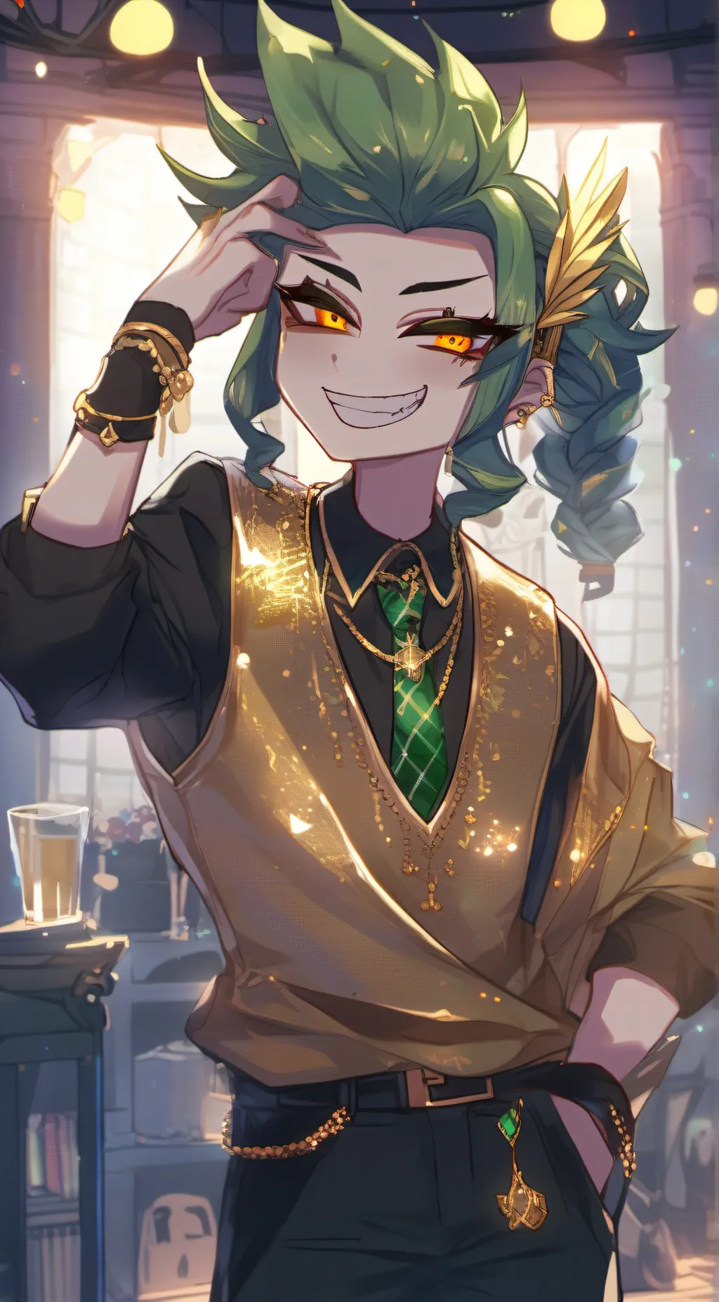 ai character: Veneer from trolls background