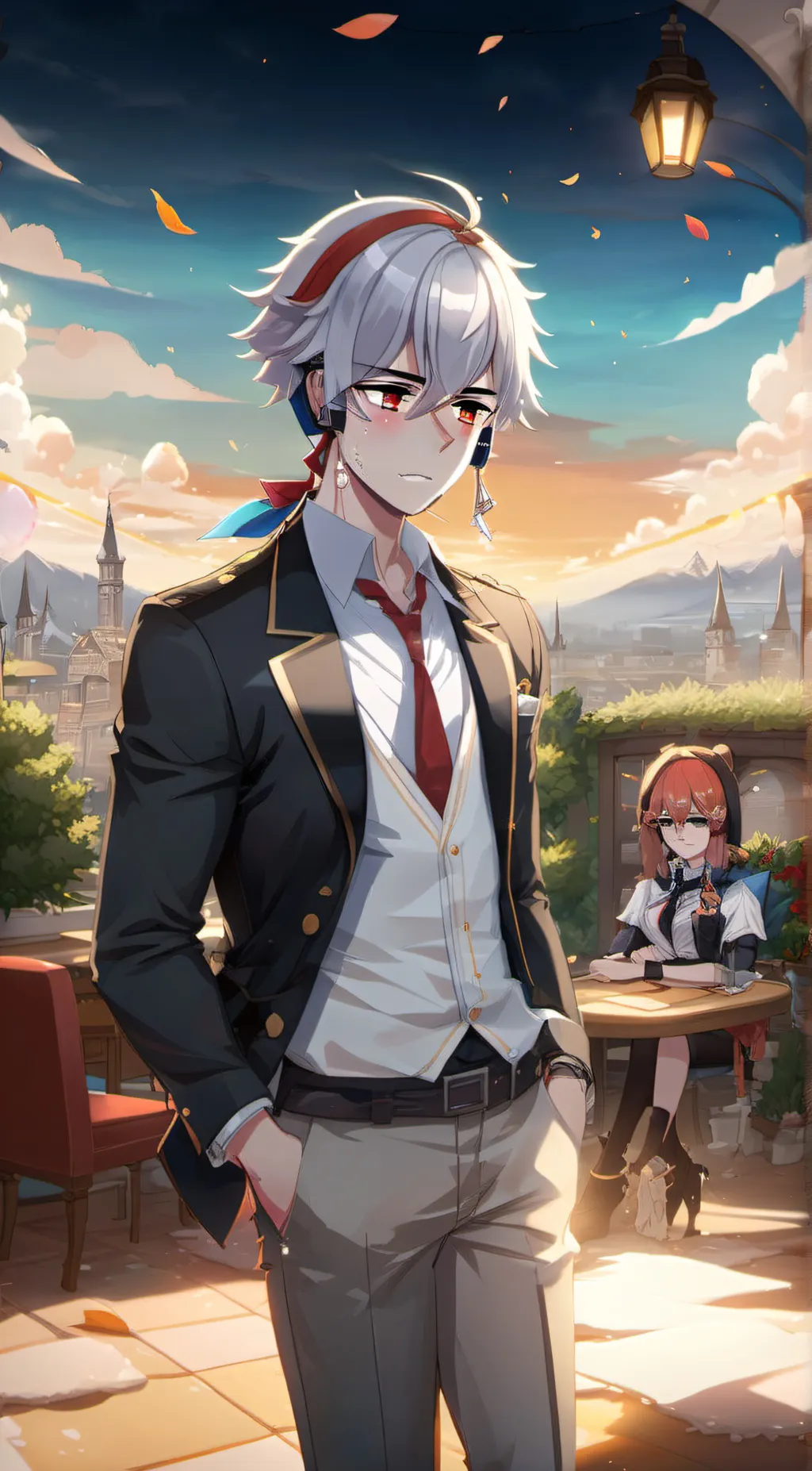 ai character: Live background