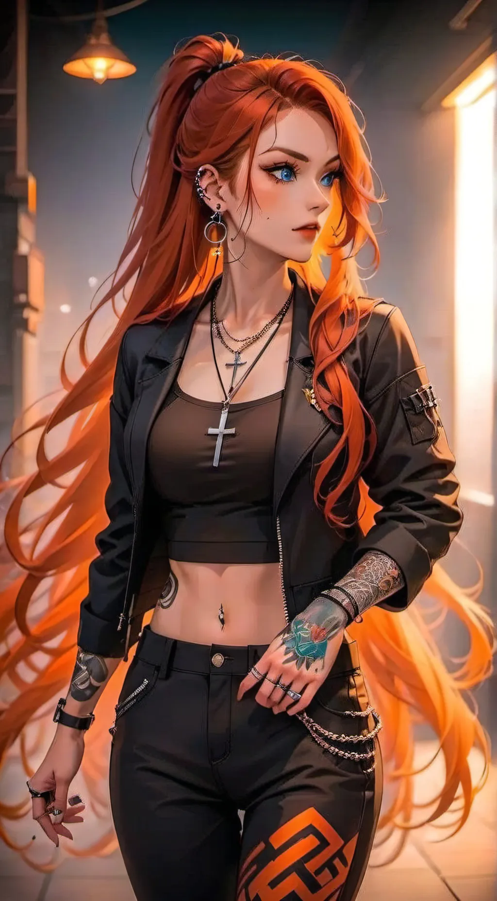 ai character: 🔥⛓Scarlet⛓🔥 background