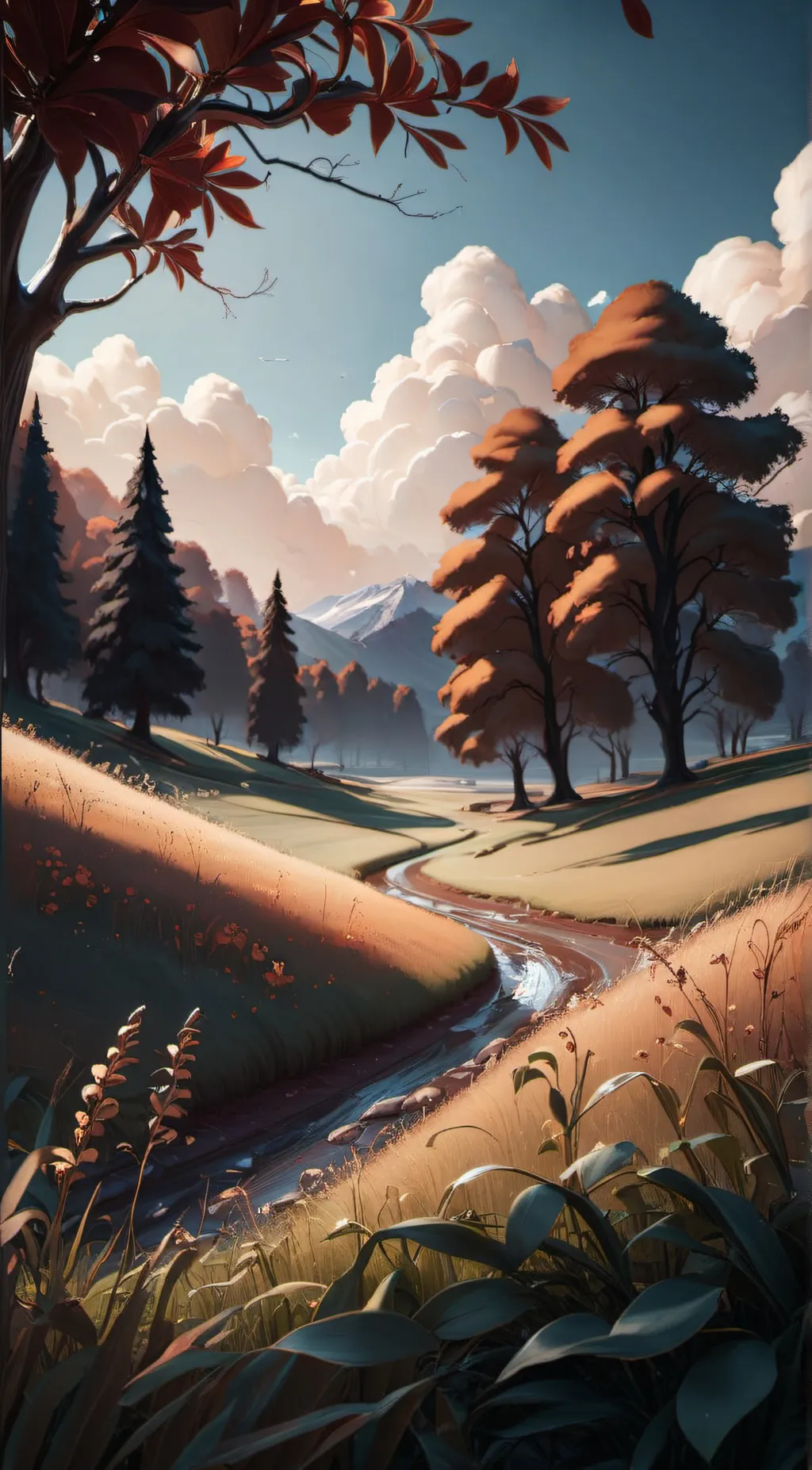 ai character: the outside world background