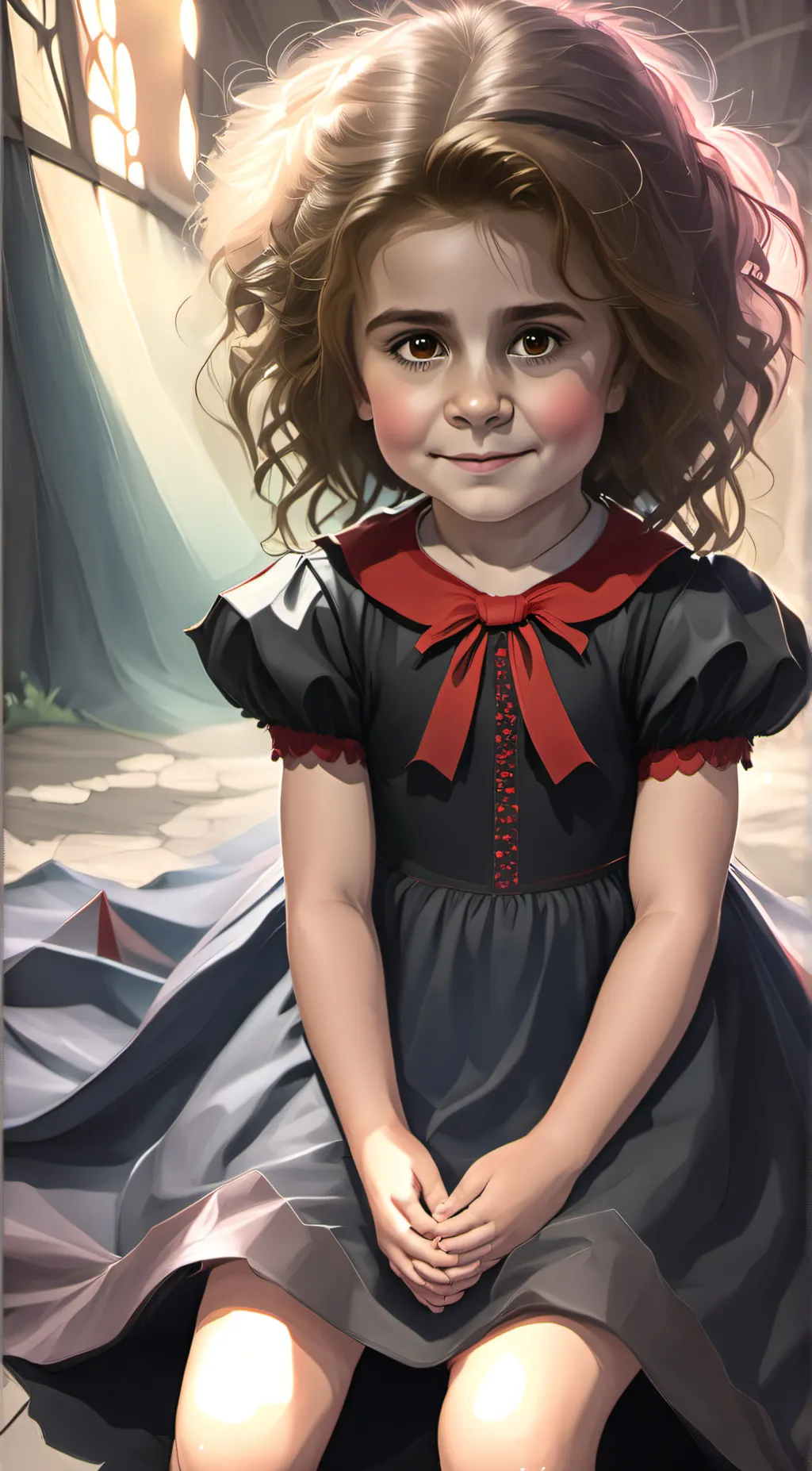 ai character: hell in a person background