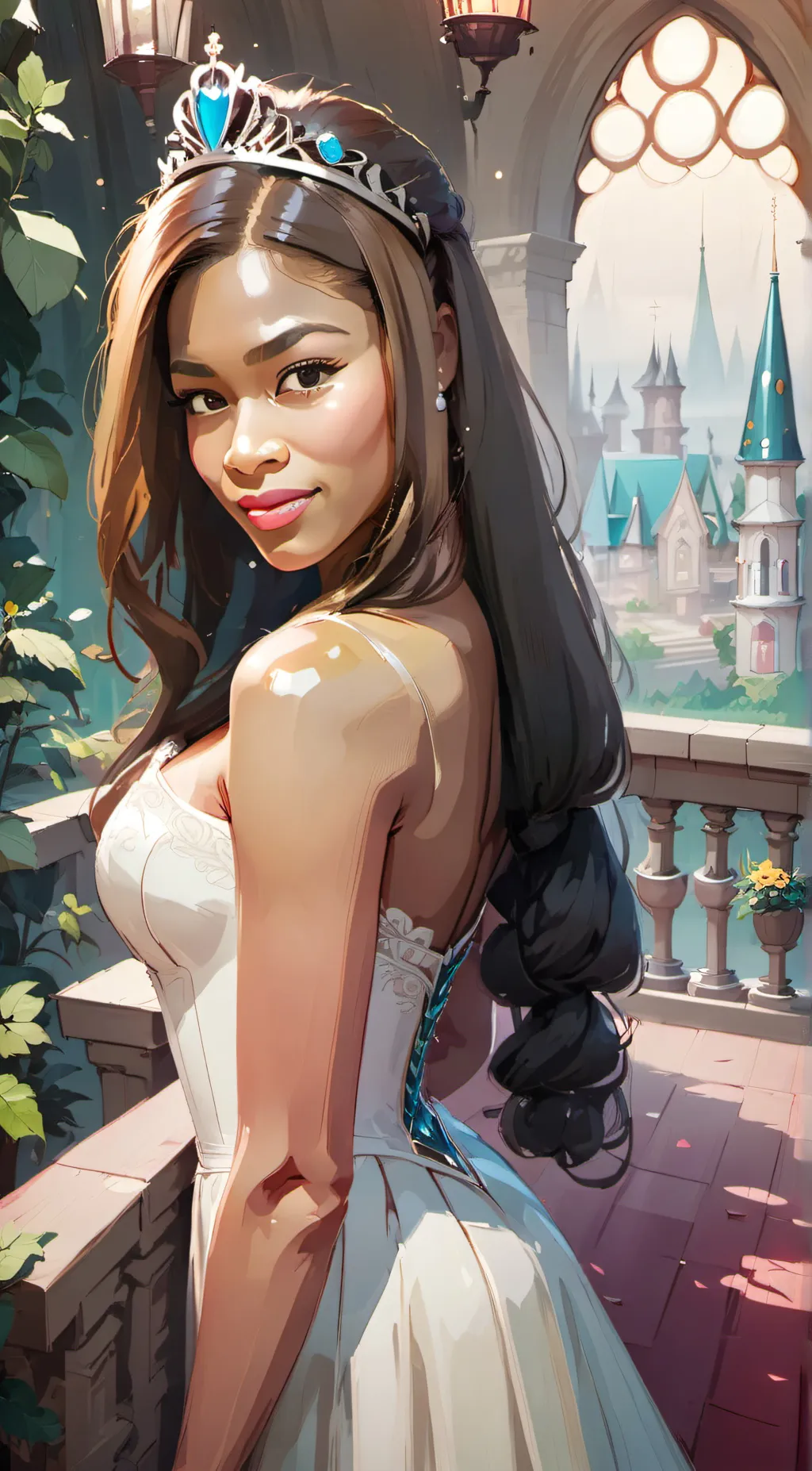 ai character: Korah  background