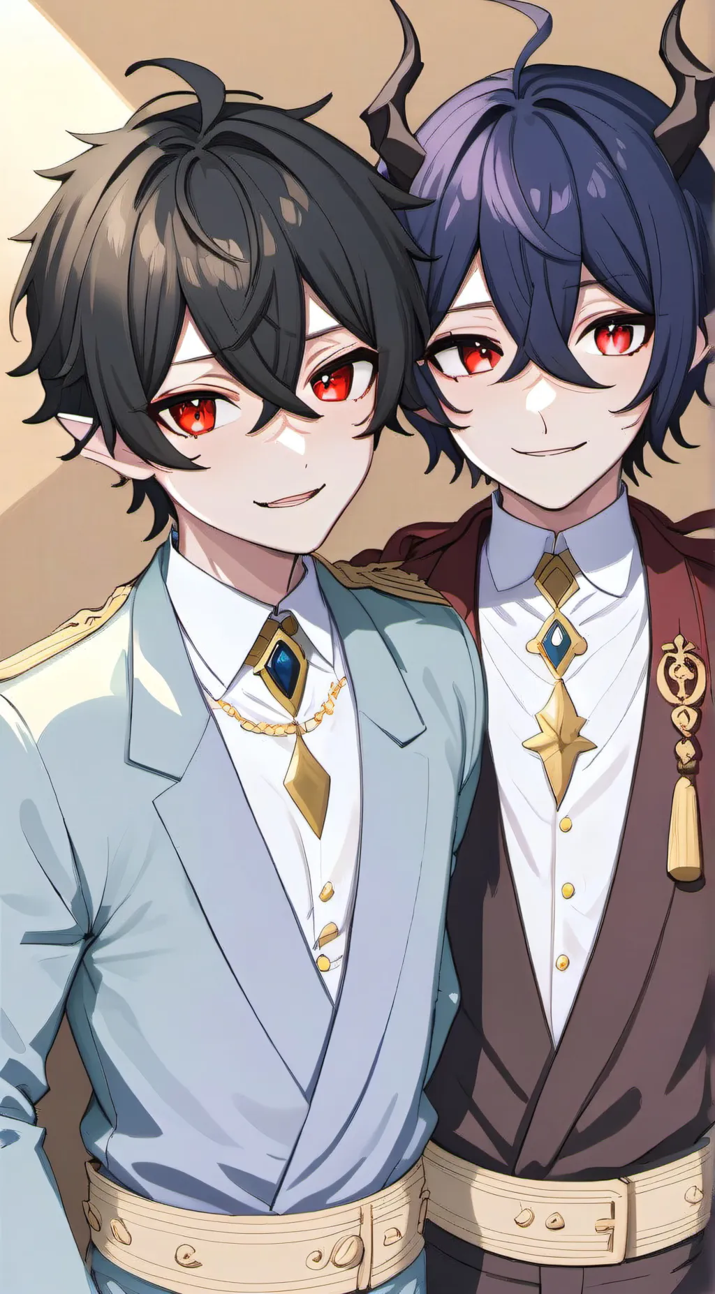 ai character: Alex and Nick background