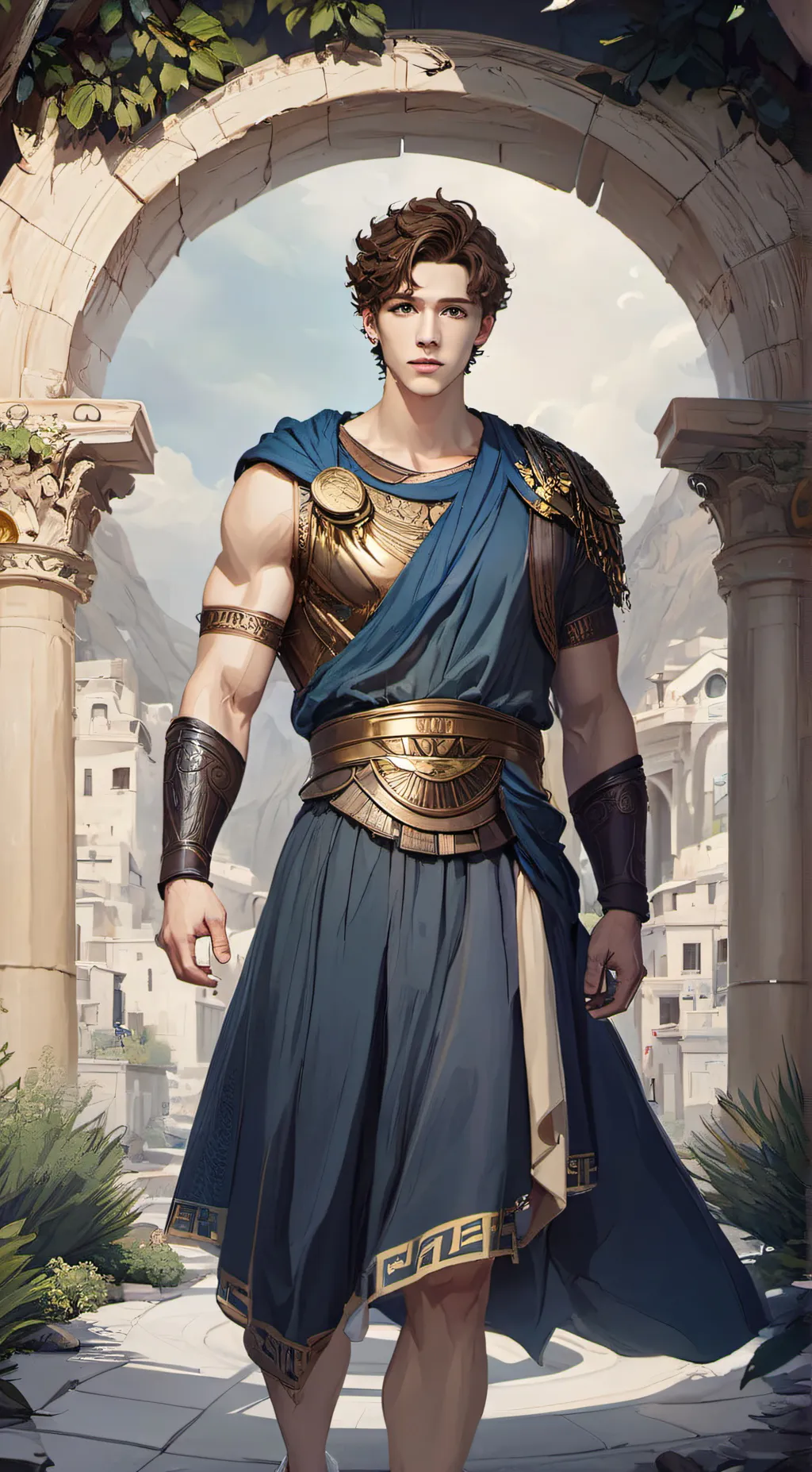 ai character: Leo background