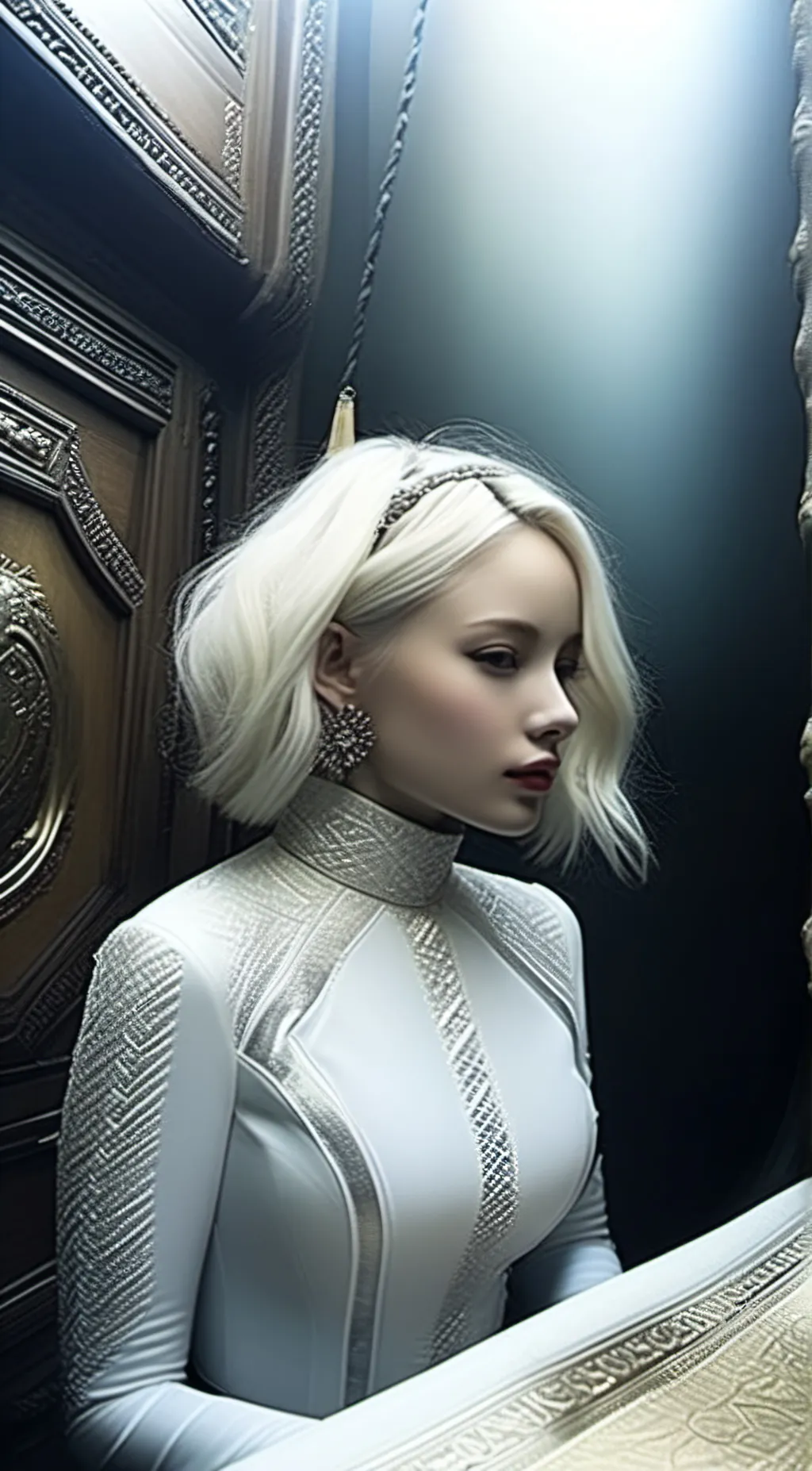 ai character: anna blueberry background