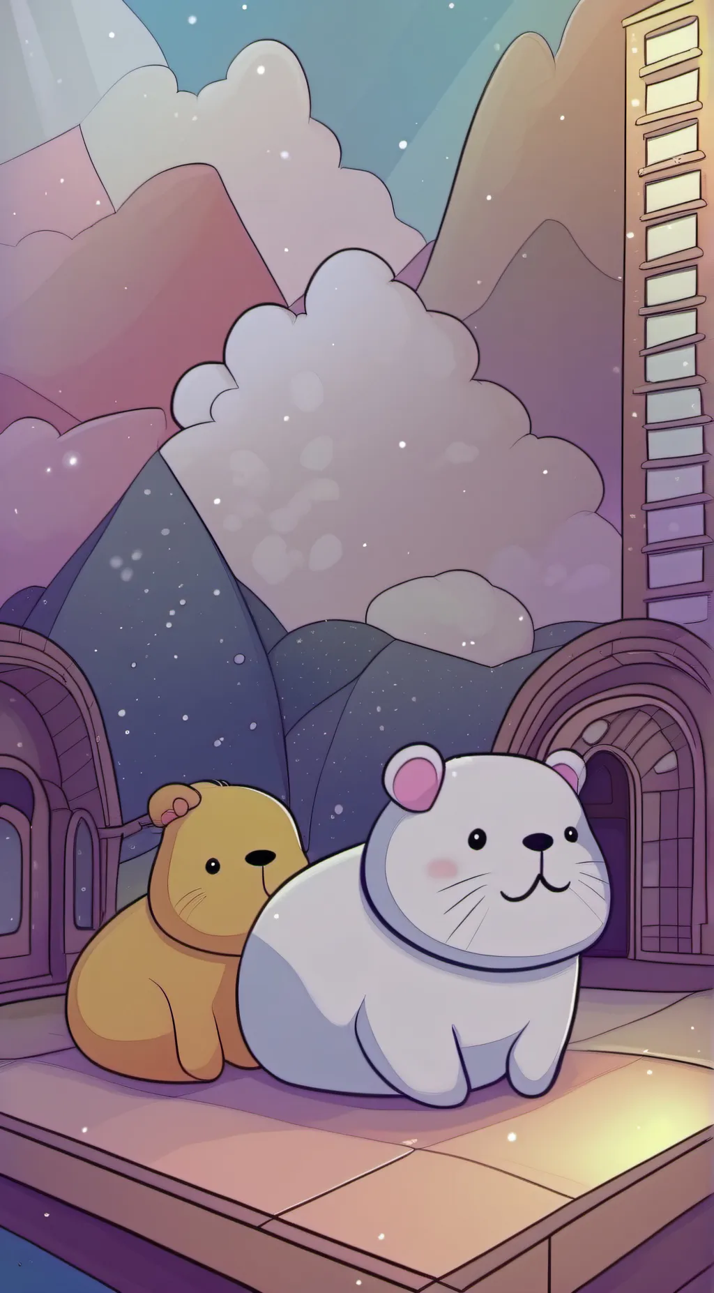 ai character: Hamy and rangy background