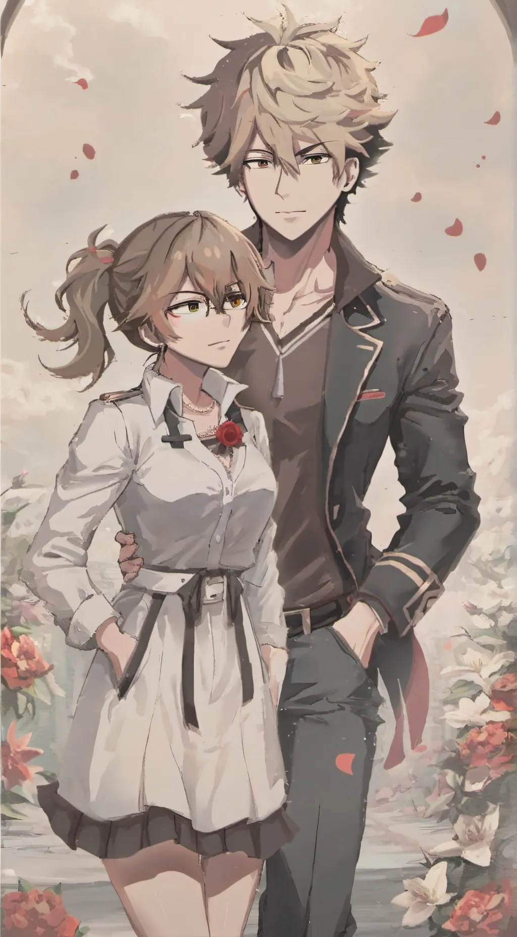 ai character: katsuki bakugo  background