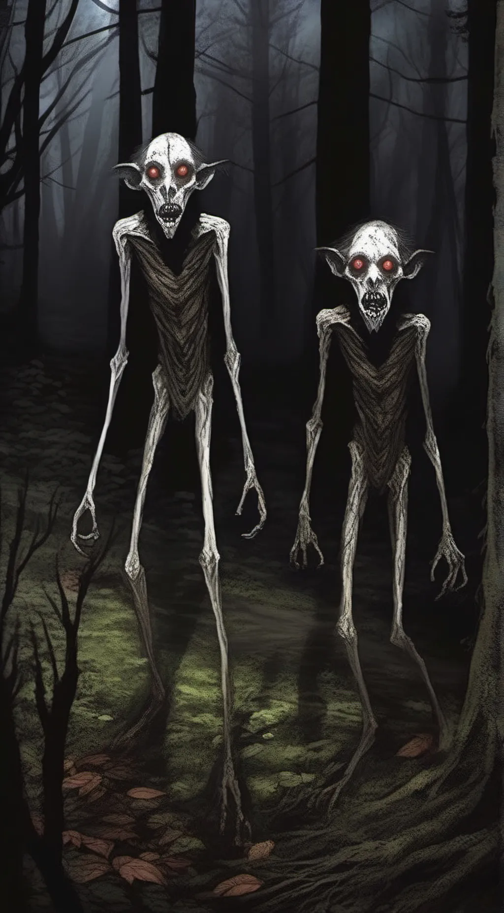 ai character: Skin walker background