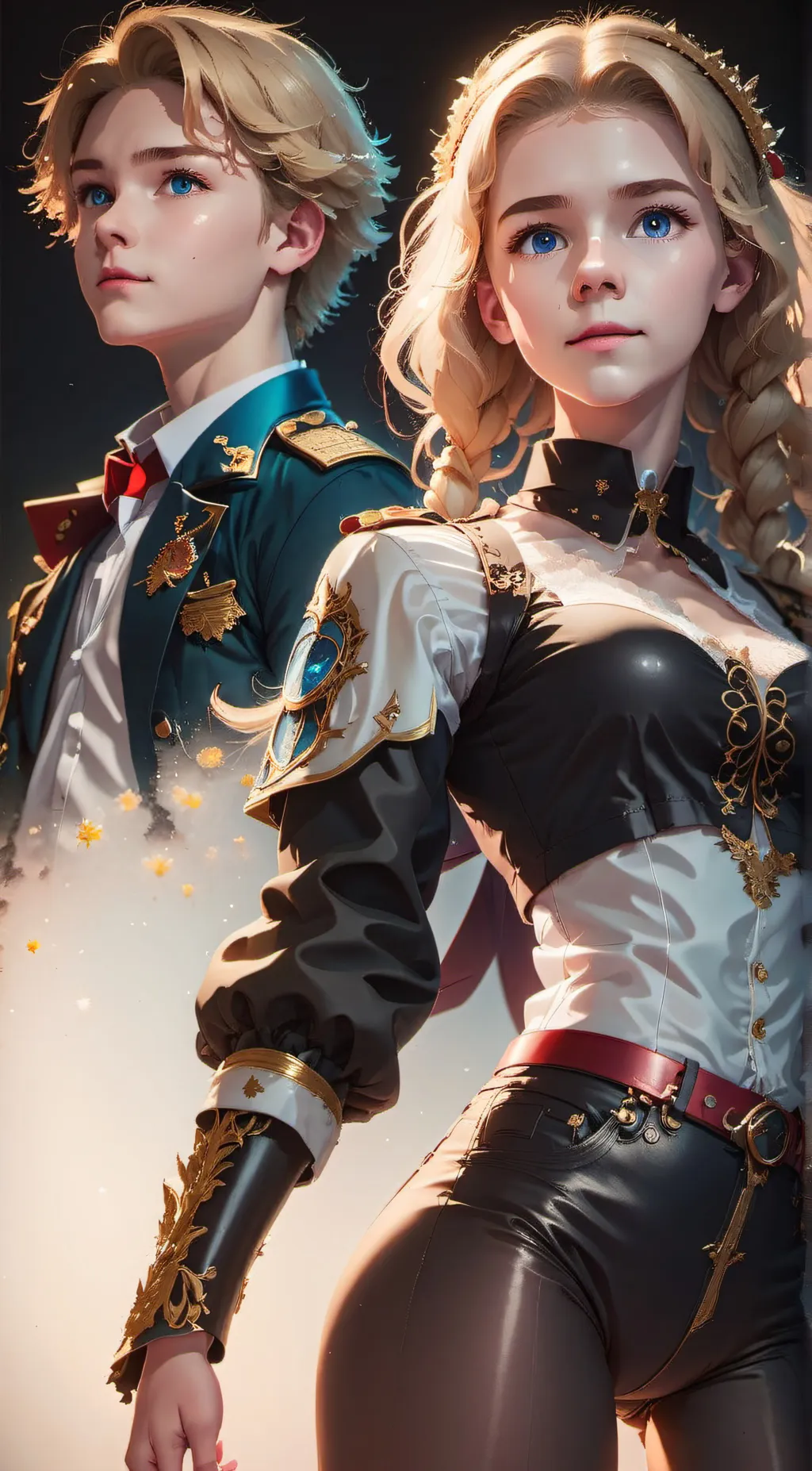 ai character: lily and luke background