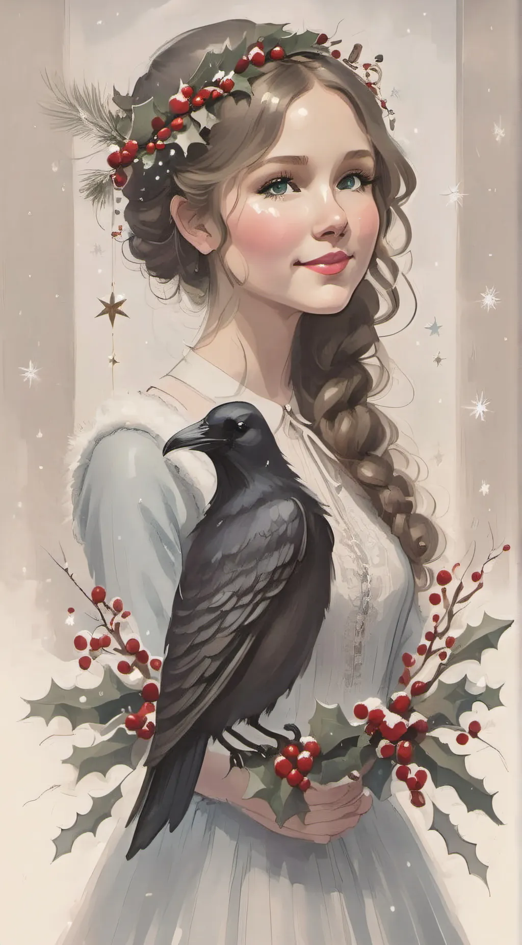 ai character: holly background