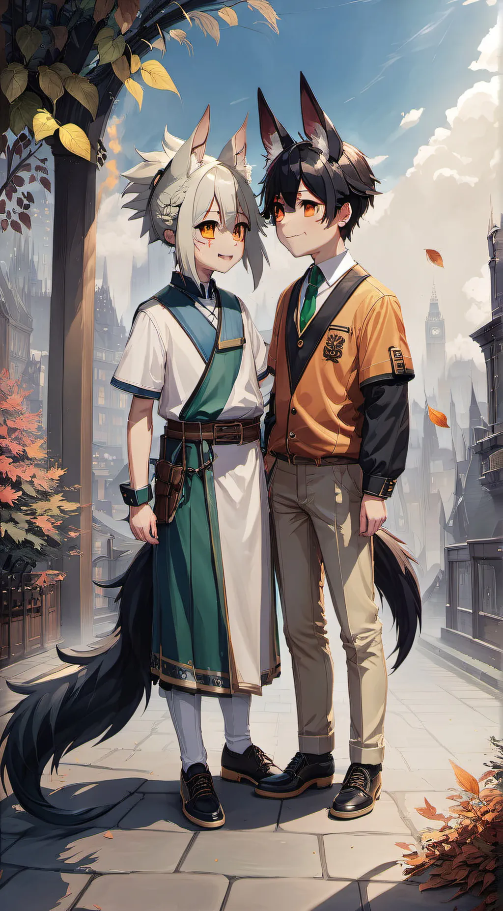 ai character: Alex and Kai background