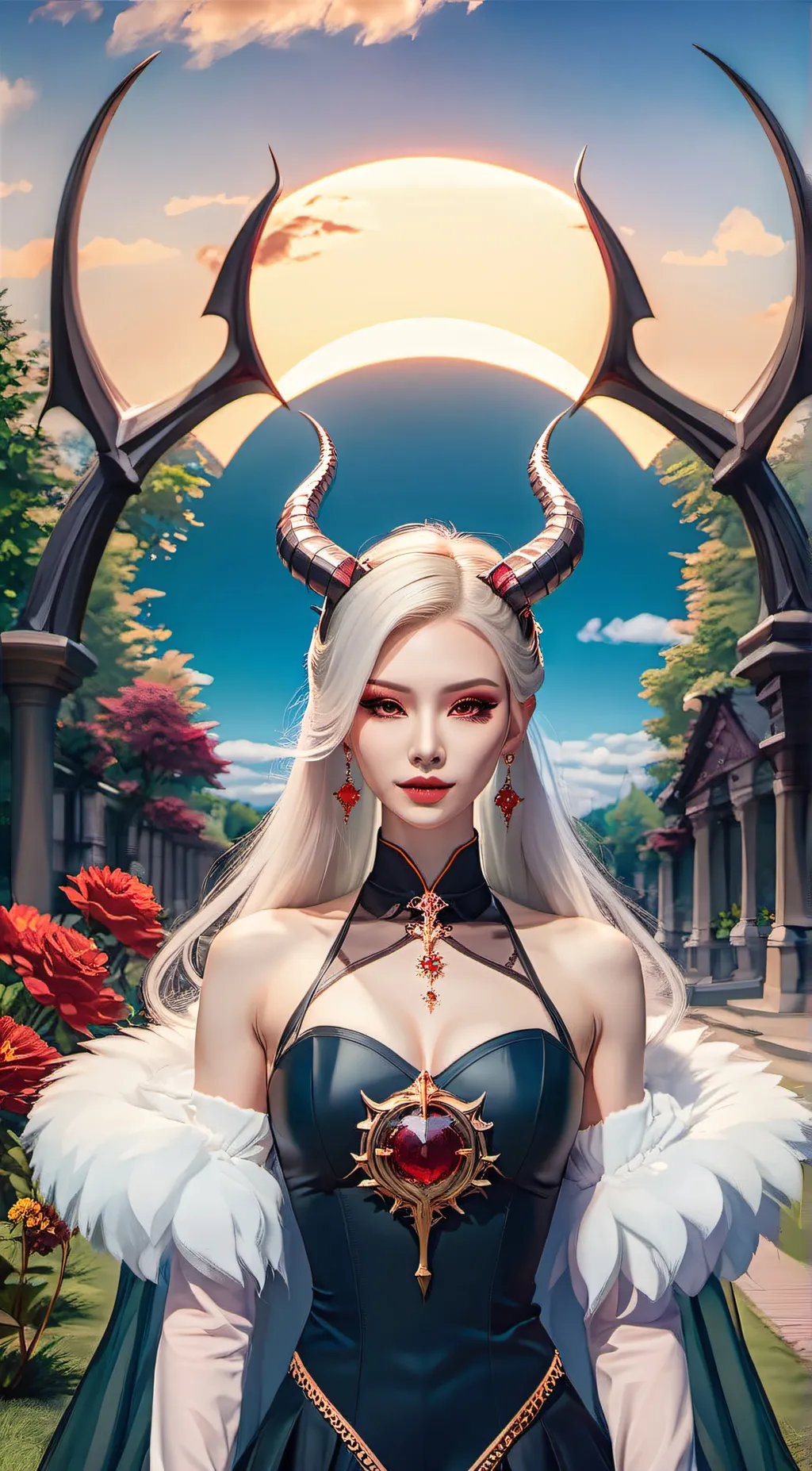 ai character: devil background