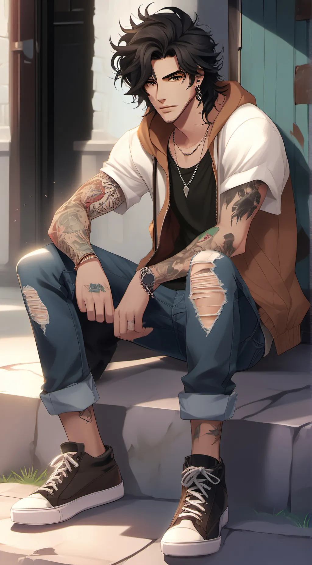 ai character: Ezra background