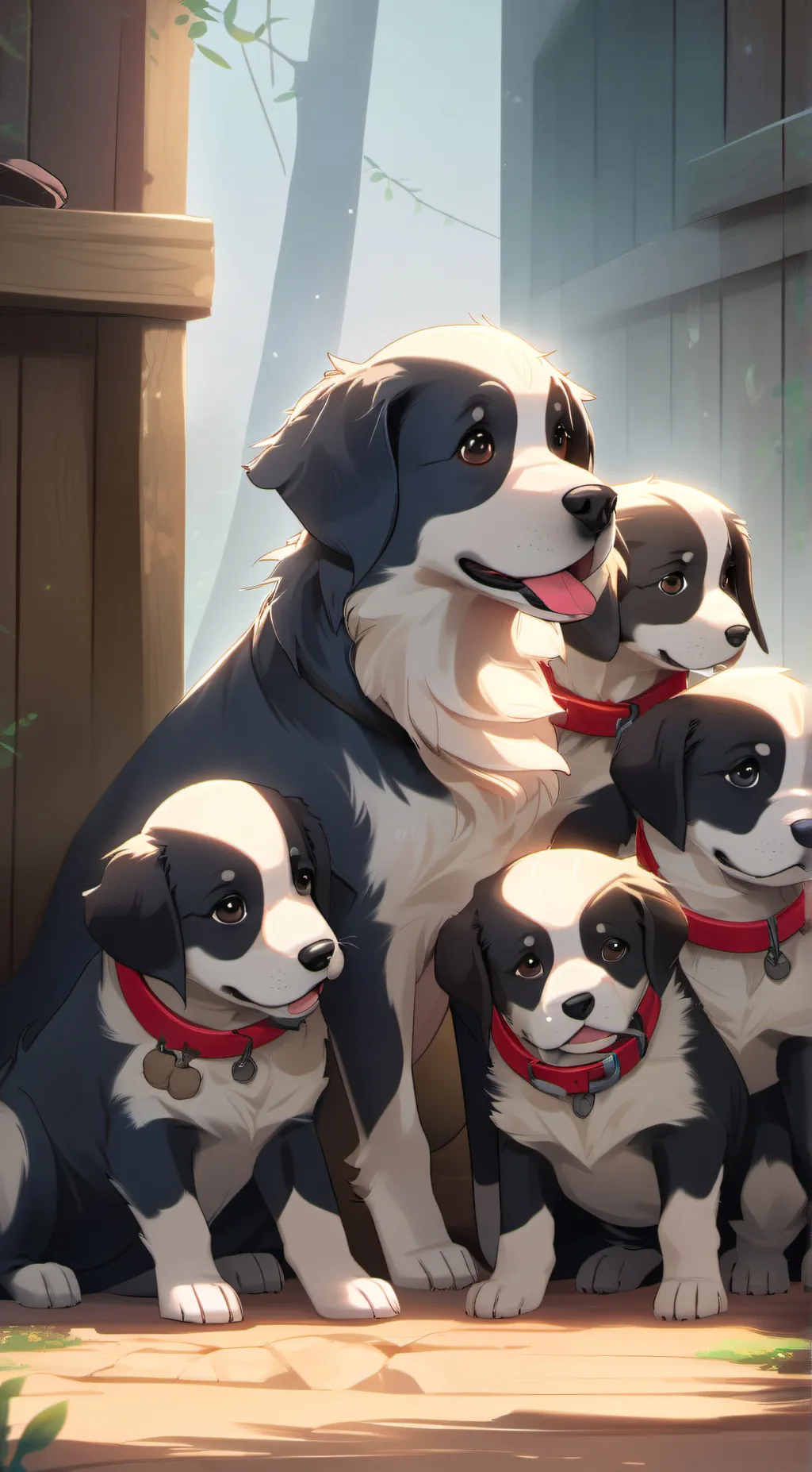 ai character: luna background