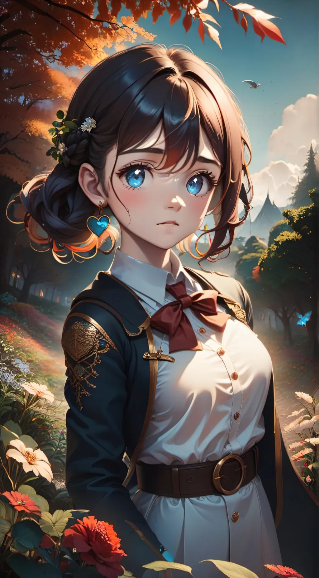 ai character: Angela  background