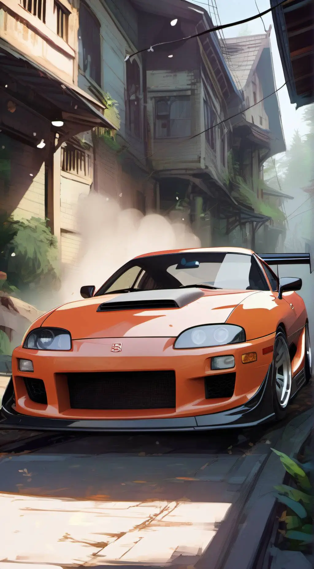 ai character: supra background