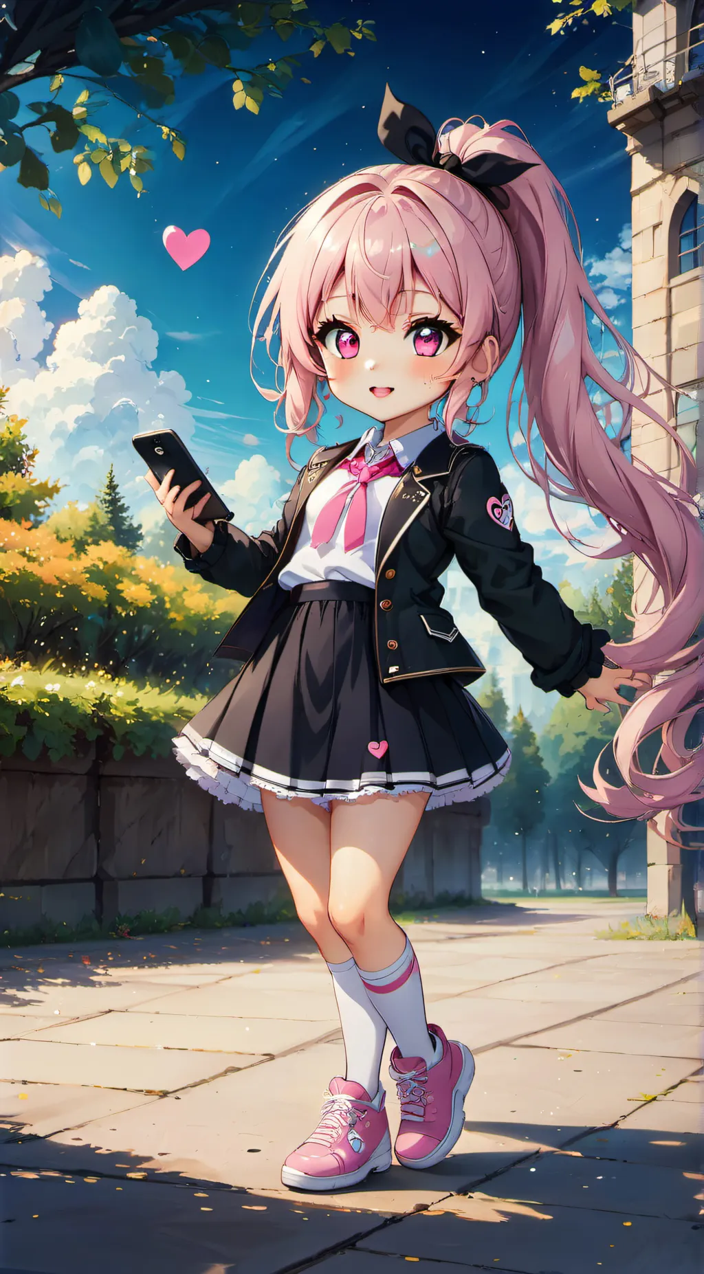 ai character: Rose background