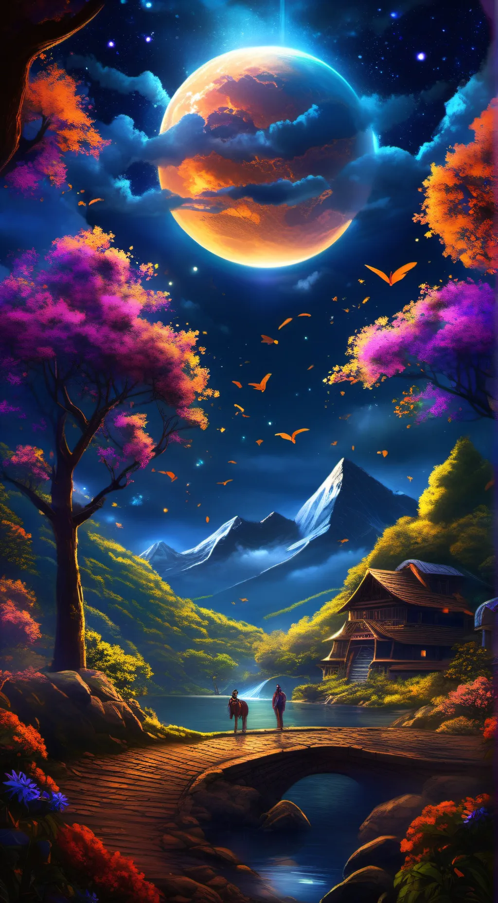 ai character: Night wing background