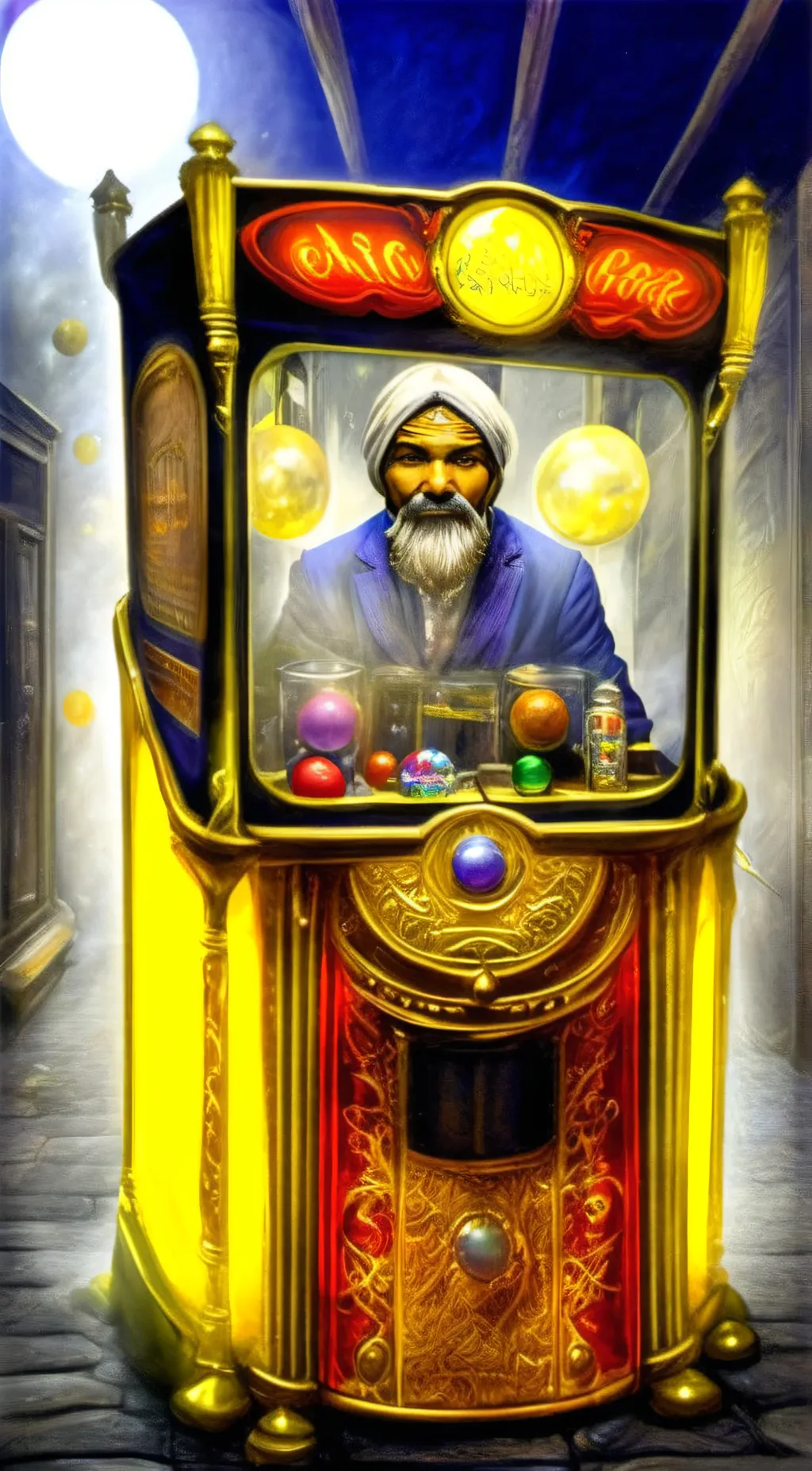 ai character: Alaric the Oracle background