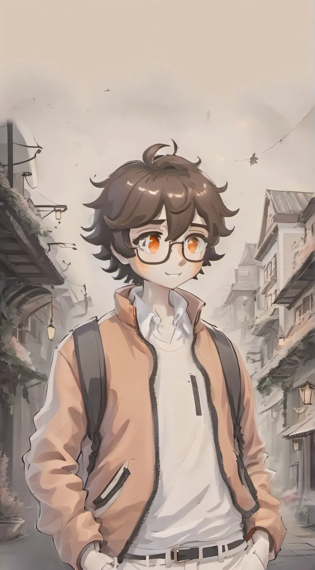 ai character: Sherbert background