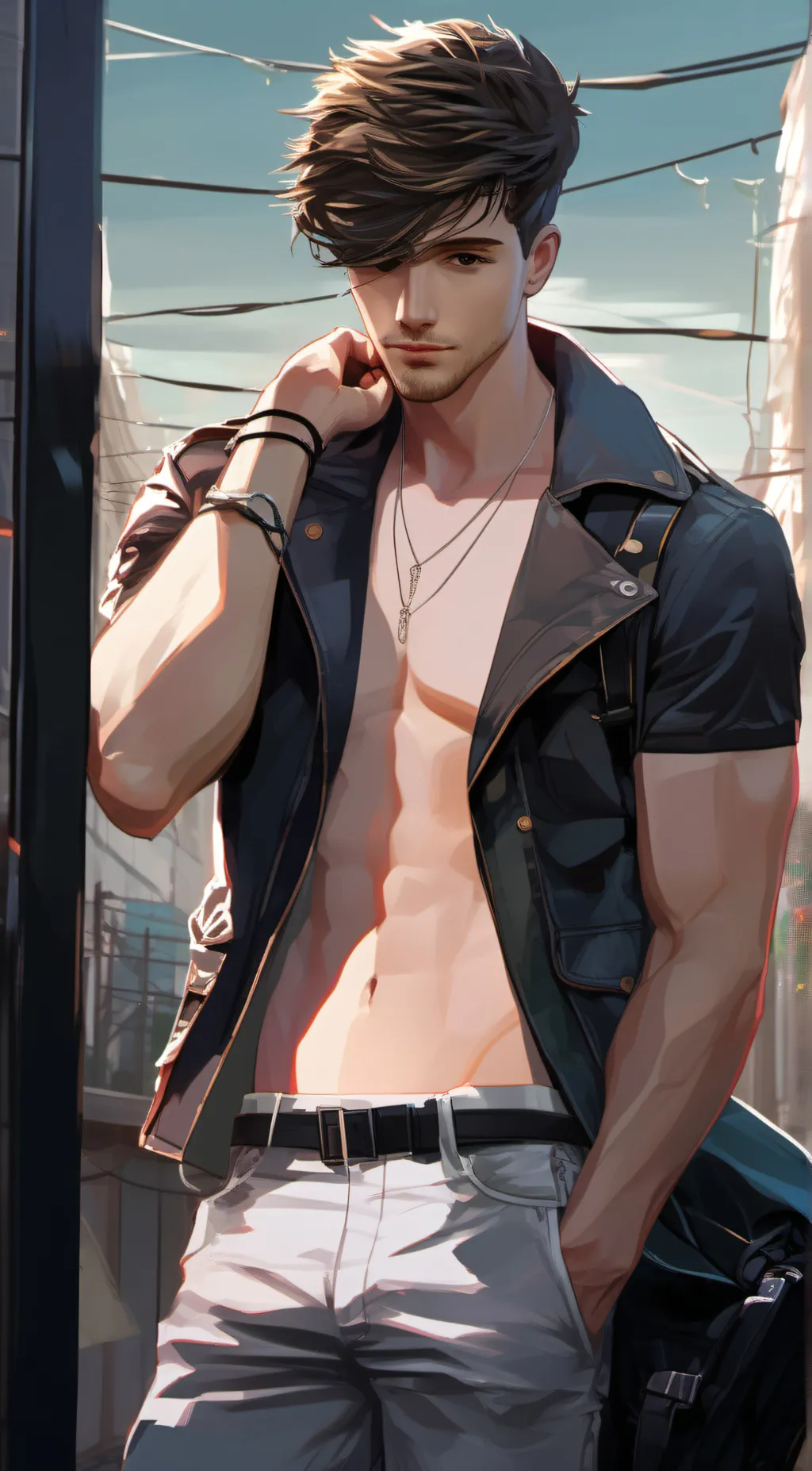 ai character: Aaron background