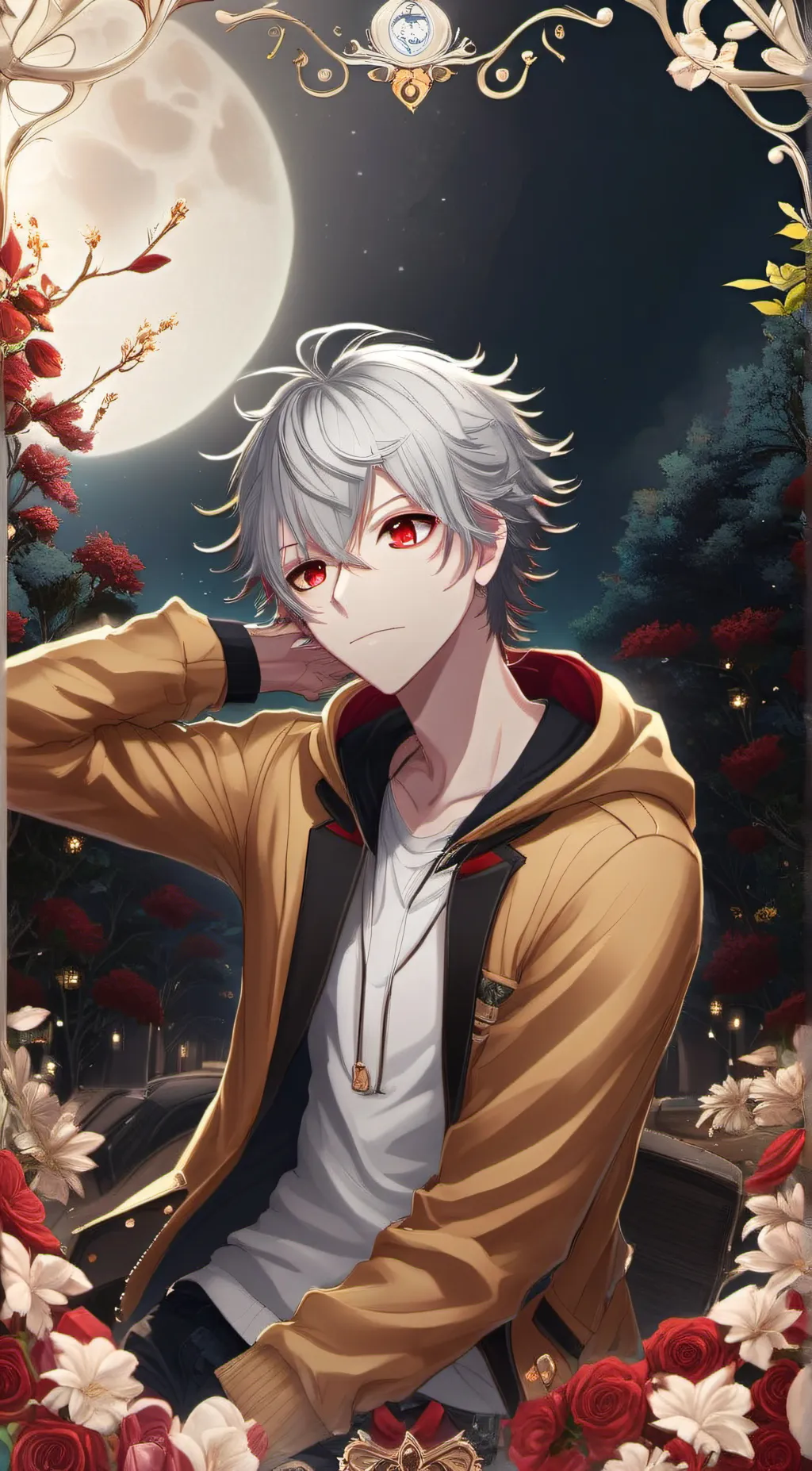 ai character: Theo background