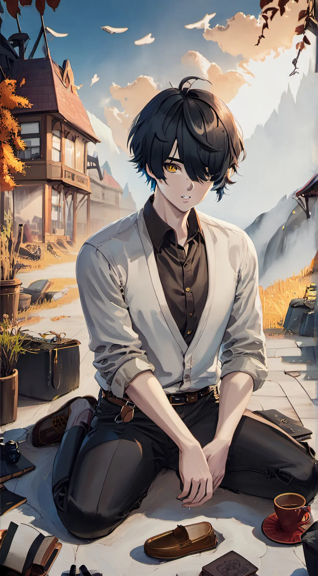 ai character: jake  background