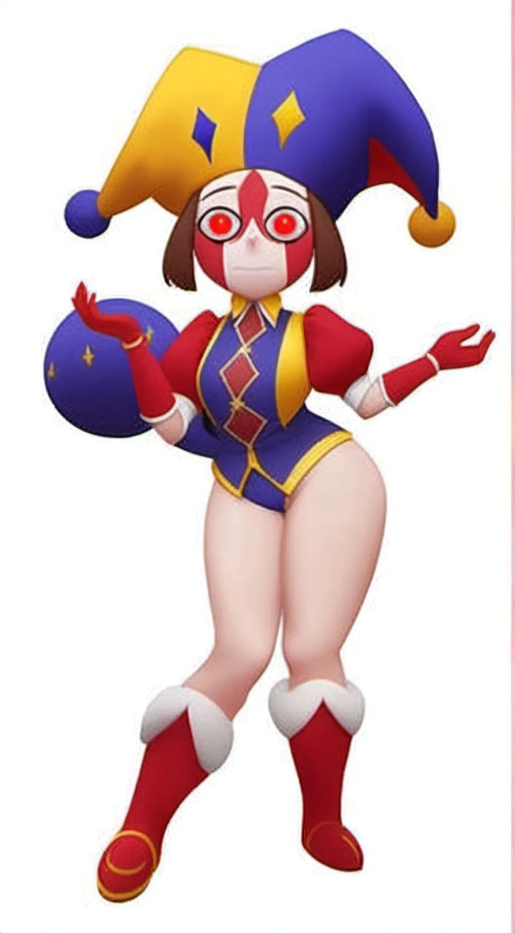 ai character: Pomni (TADC) background