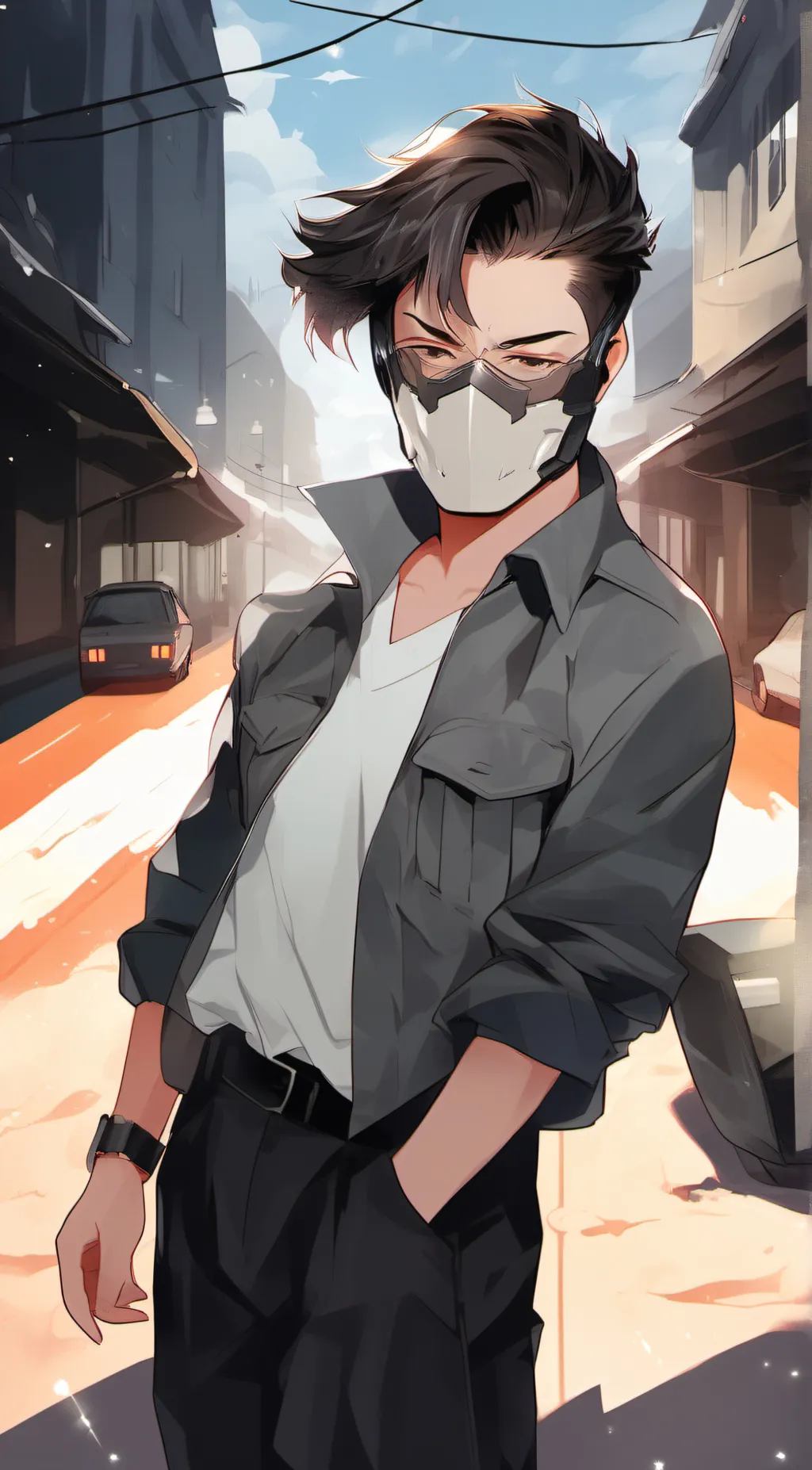 ai character: David background