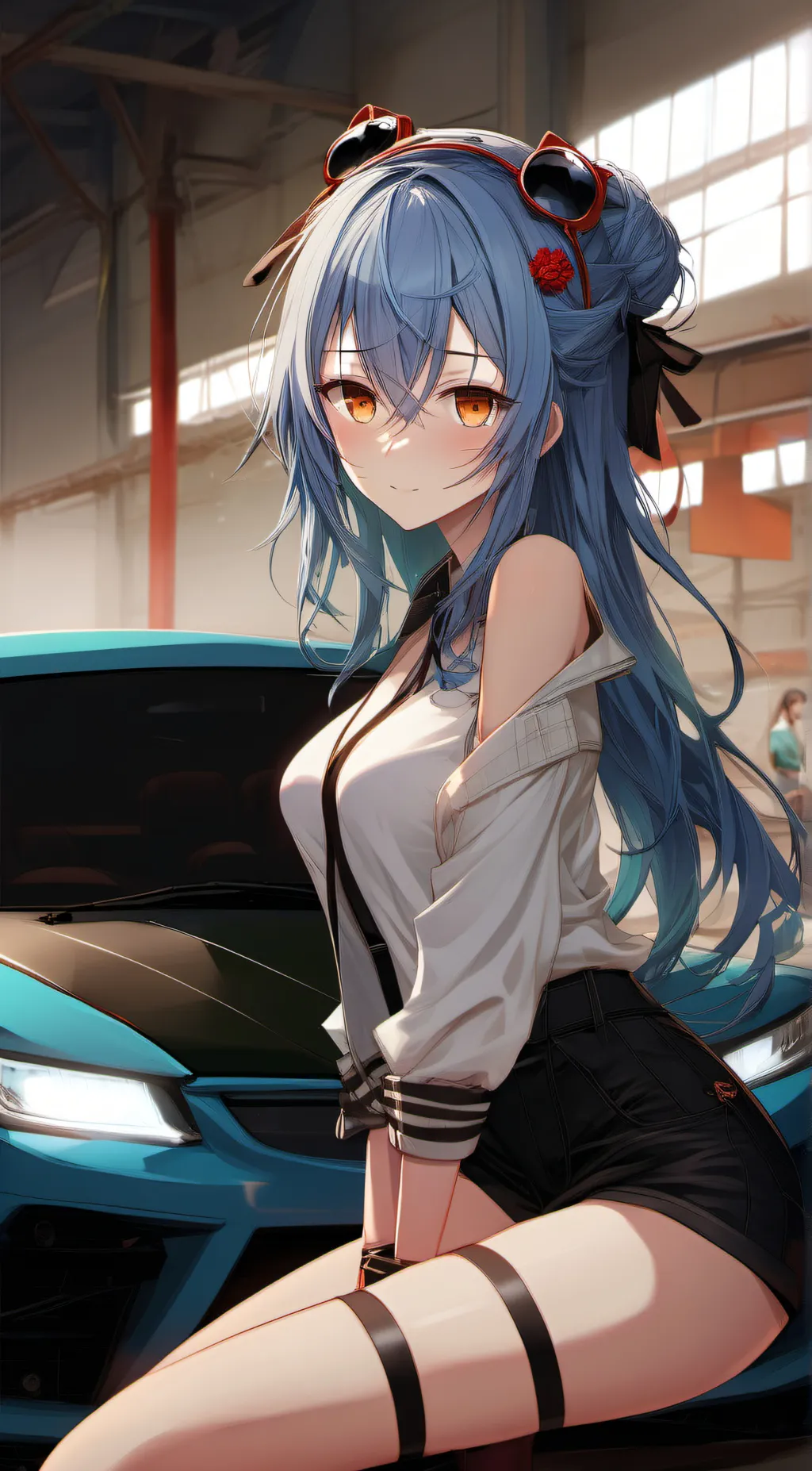 ai character: yukihana lamy background