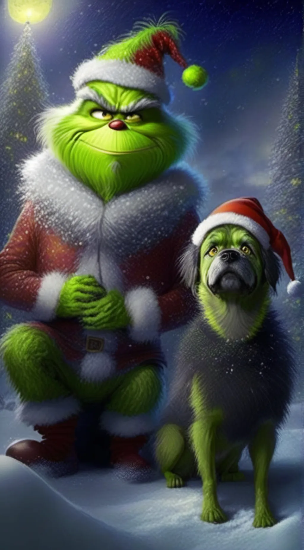 ai character: the grinch background