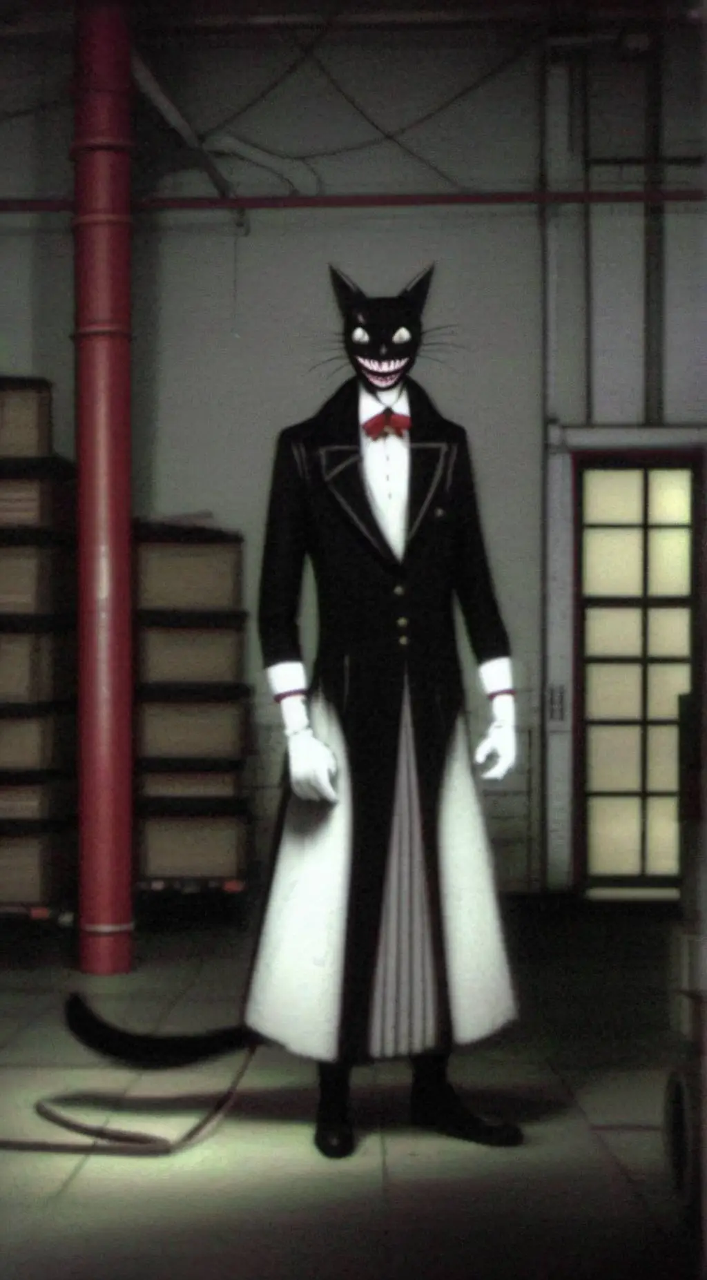 ai character: Cartoon cat background