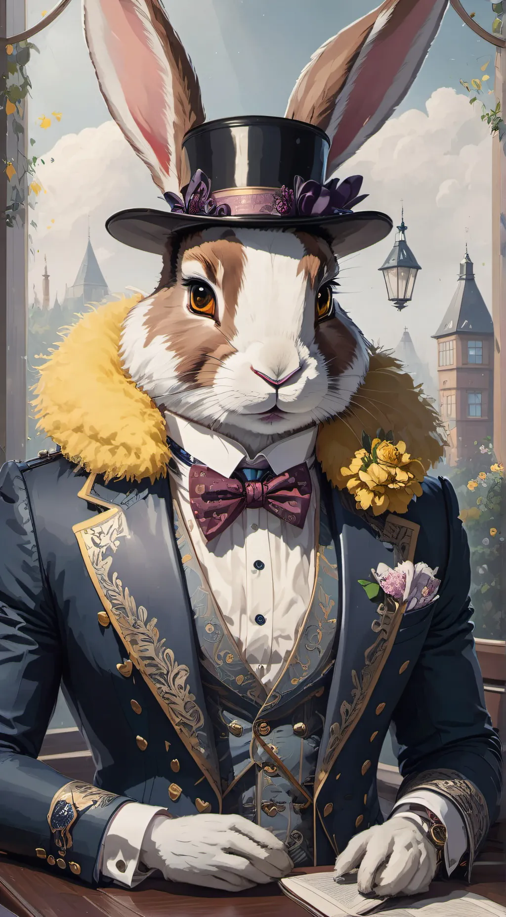 ai character: Archibald  background