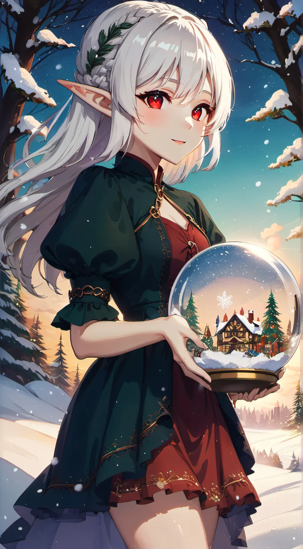 ai character: Noel background