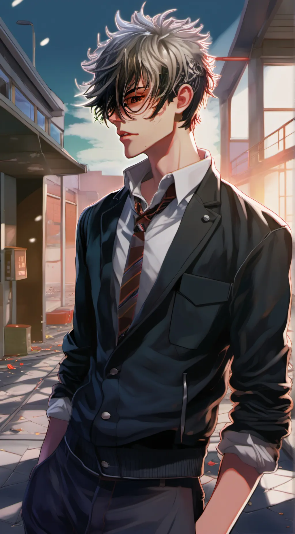 ai character: neko background