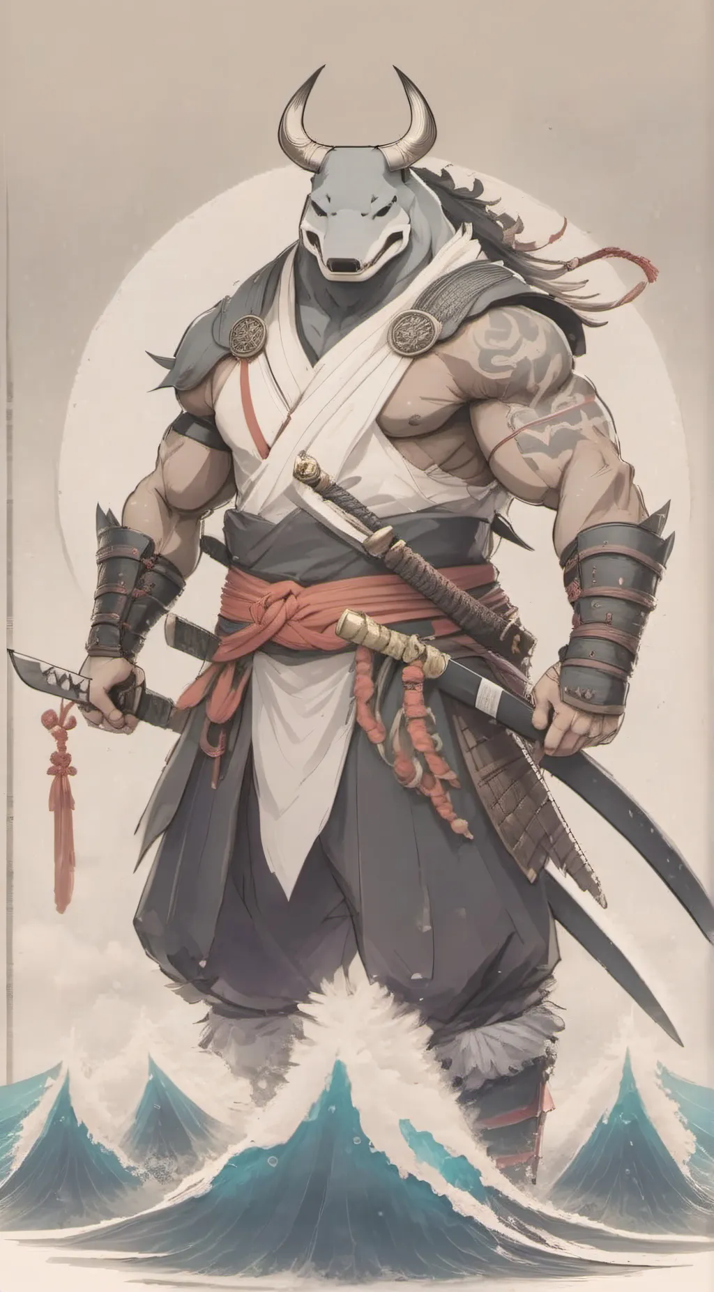 ai character: Buru hákarl. background