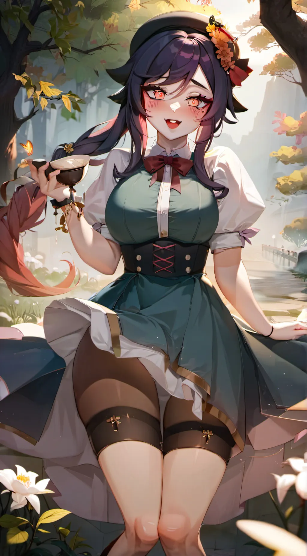 ai character: Lea background