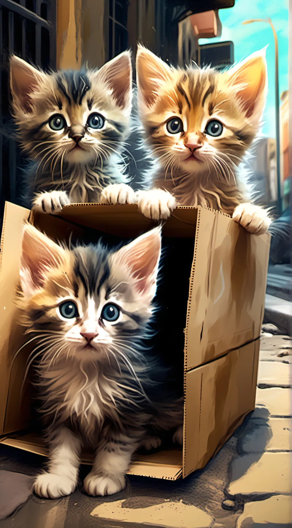 Talkie AI - Chat with 3 cute kittens 