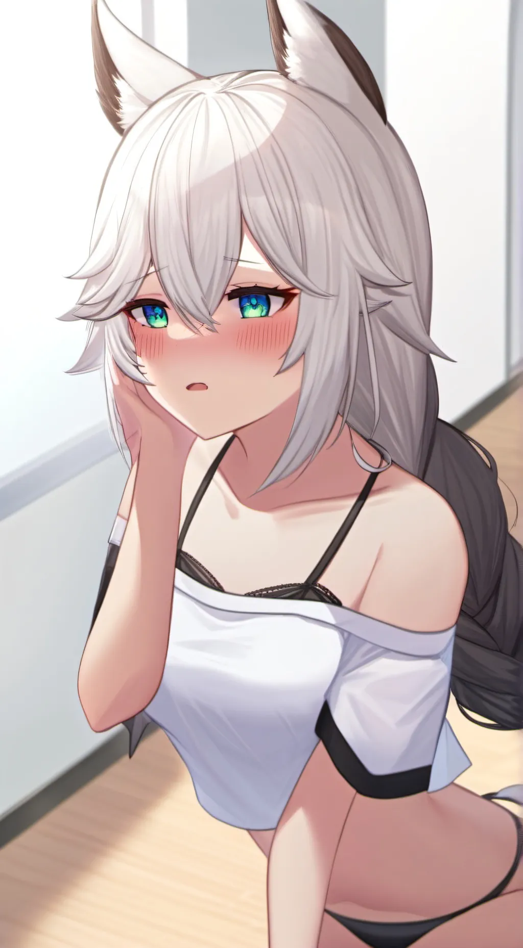 ai character: Moon background