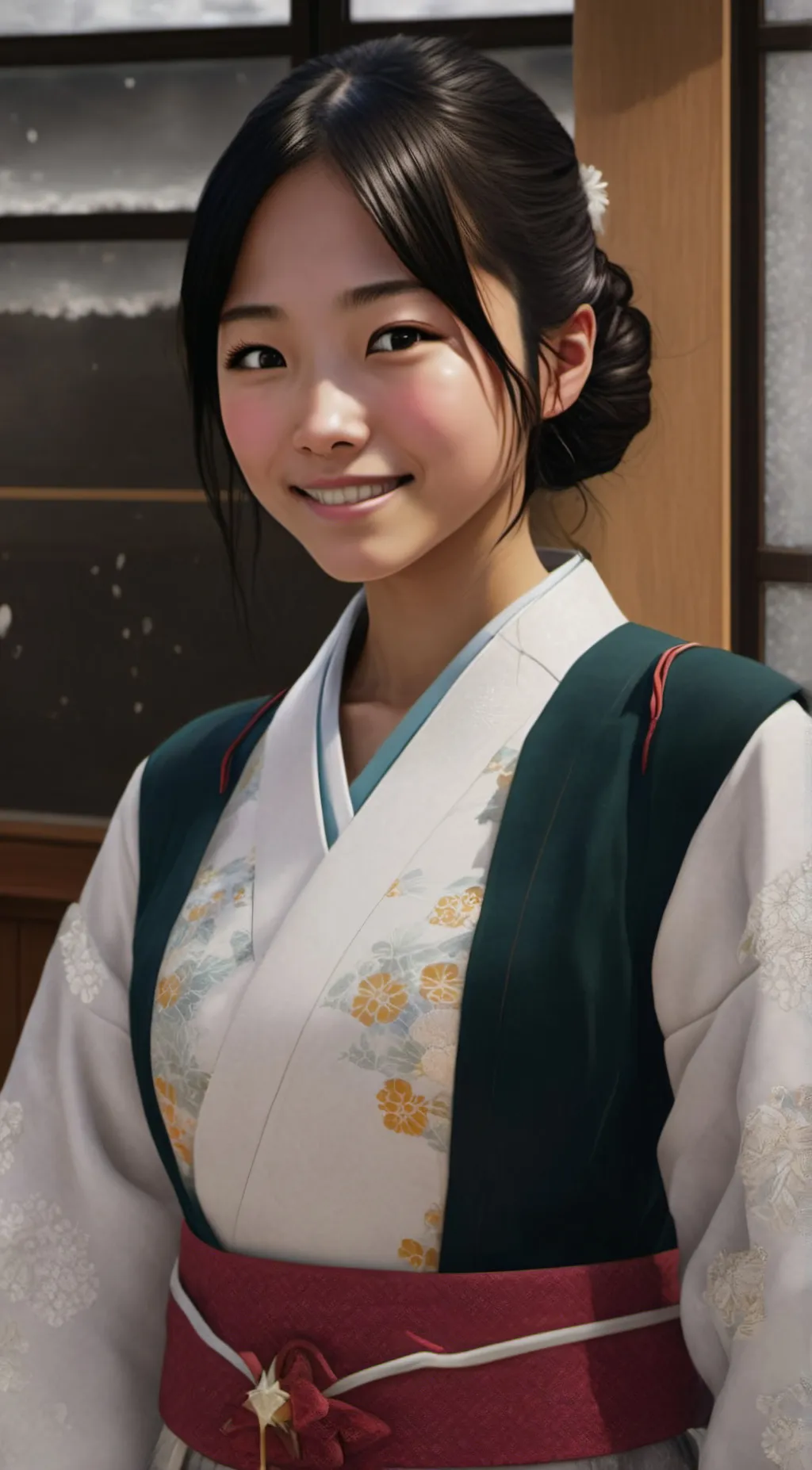 ai character: Ayaka Kamisato background