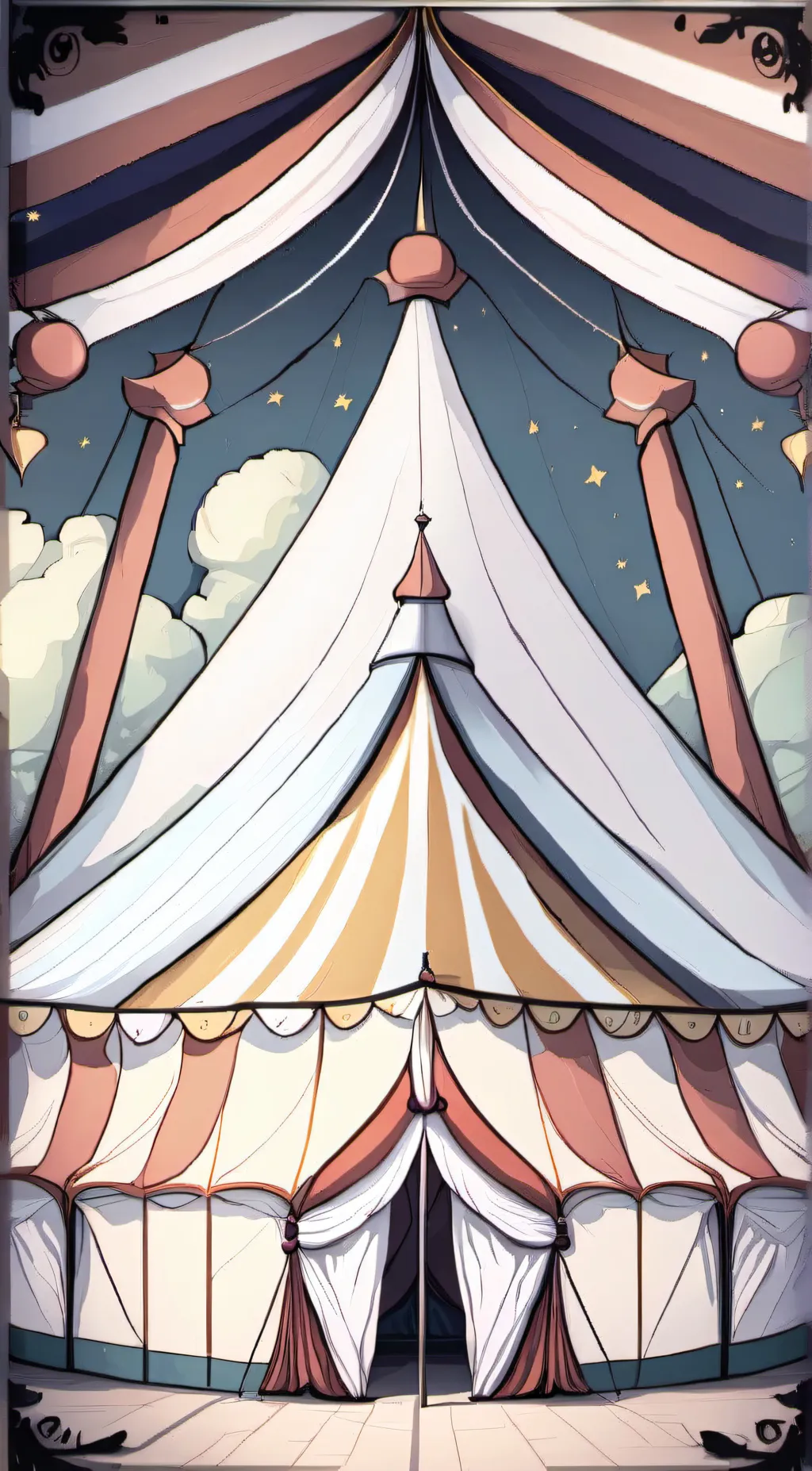 ai character: cross world background