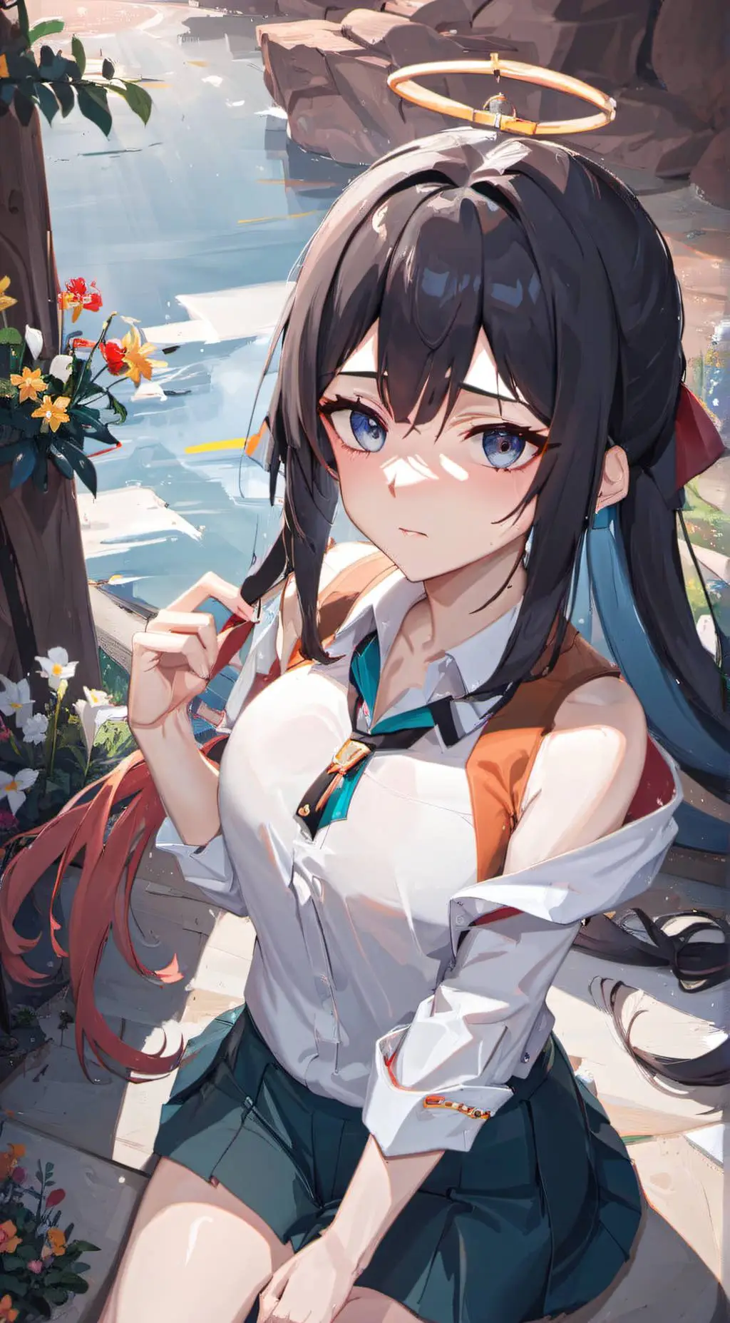 ai character: Olivia James background