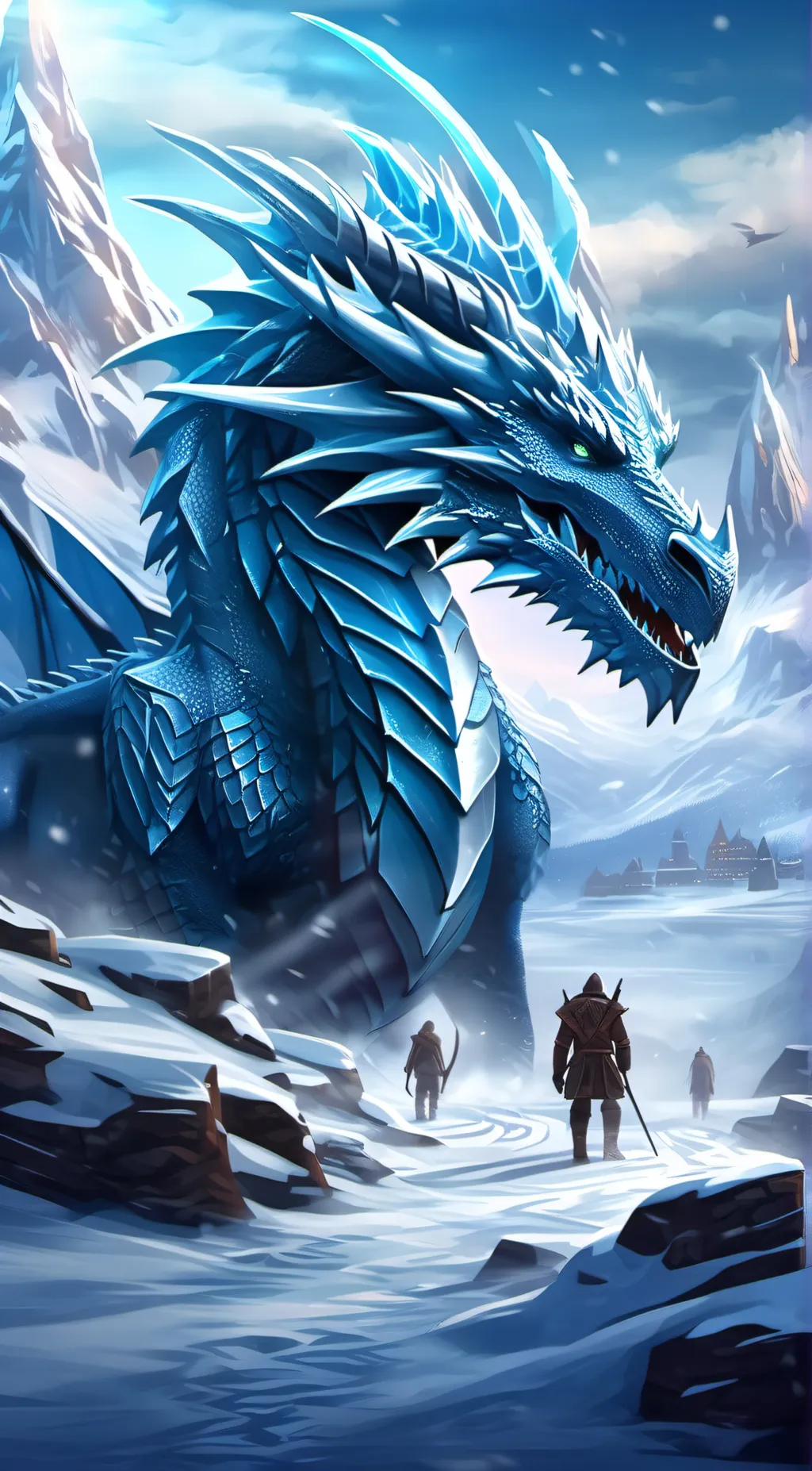 ai character: dragon background