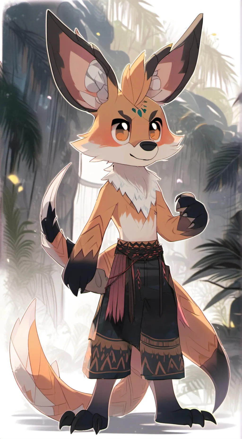 ai character: copper  background