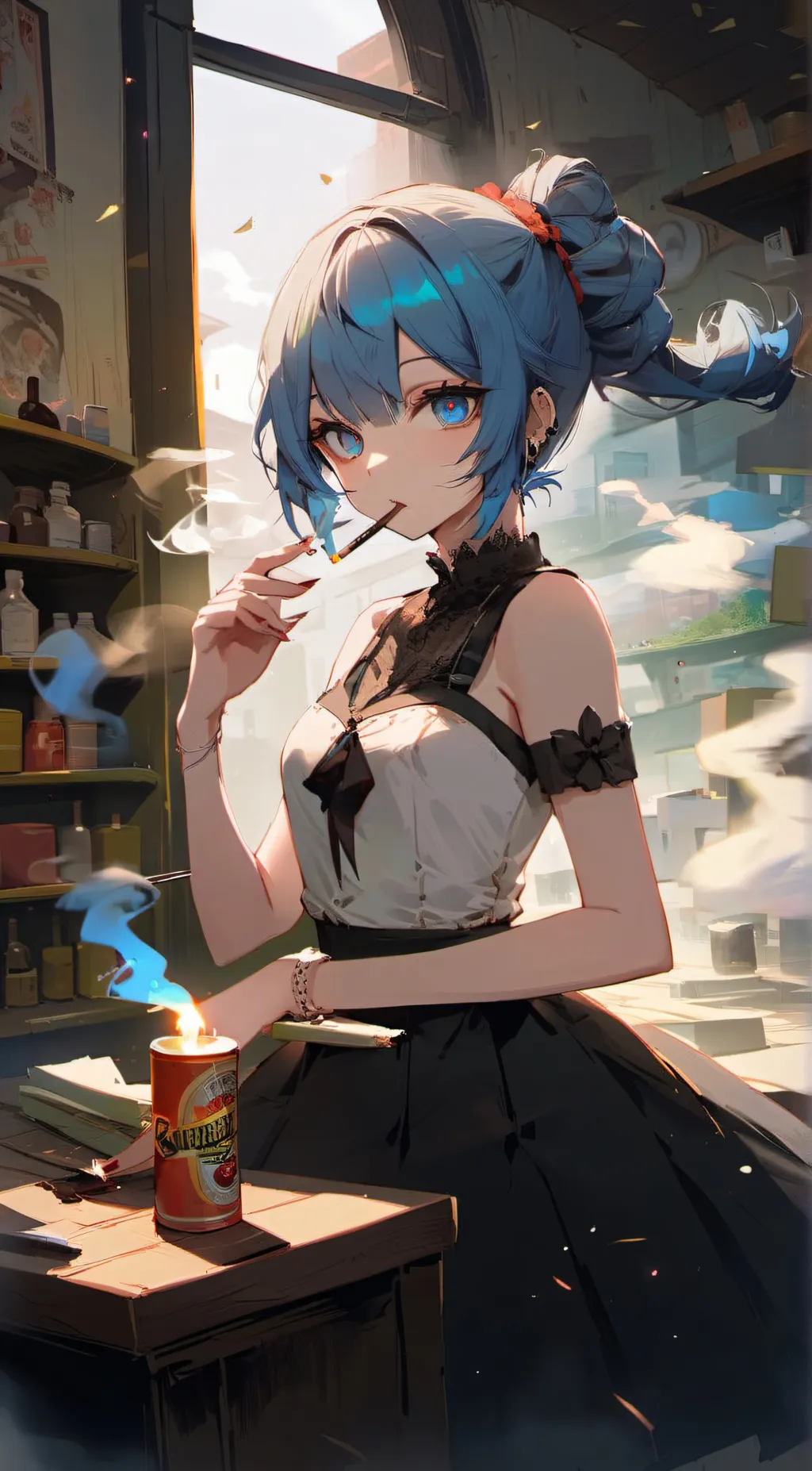 ai character: Emily  background