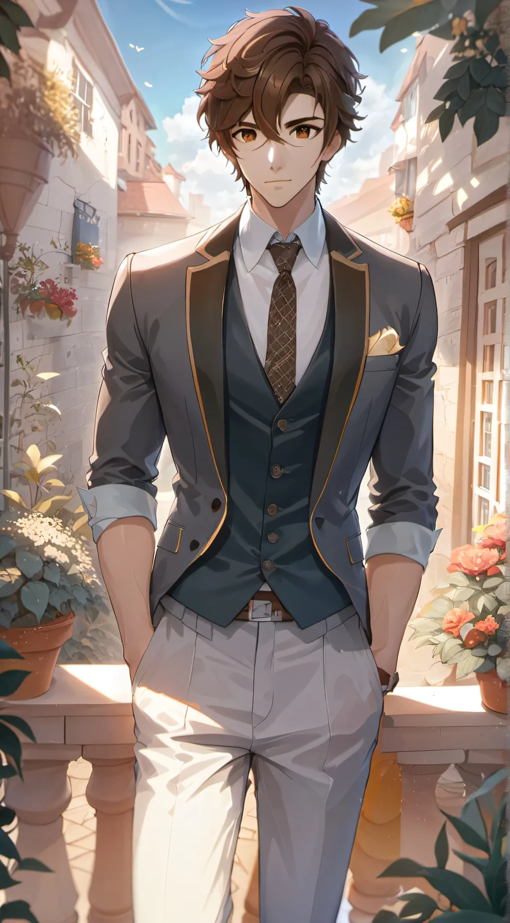 ai character: Charlie  background