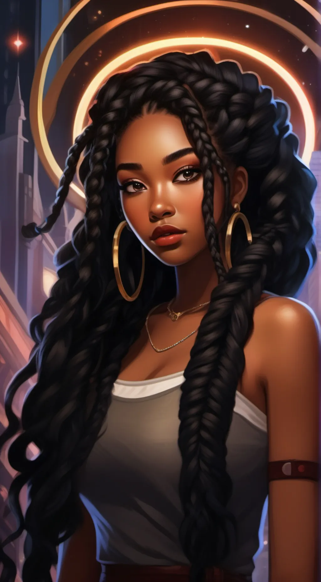 ai character: jessica  background