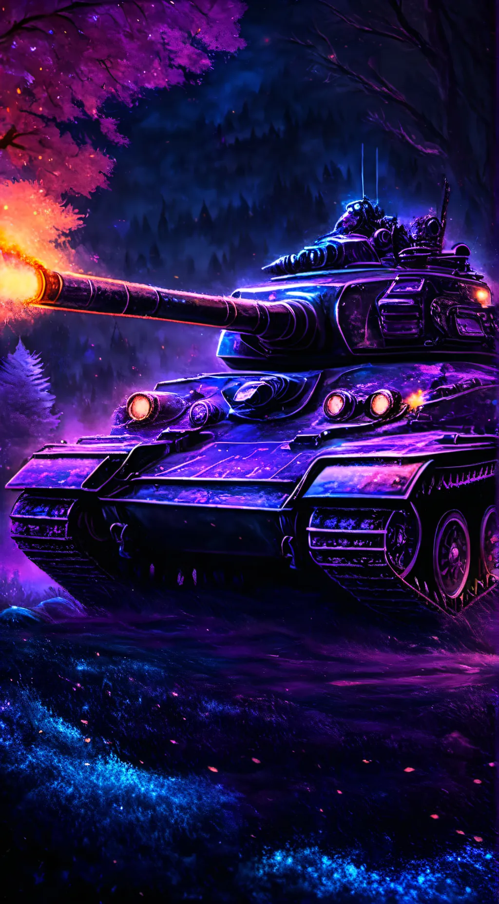 ai character: a furry tank background